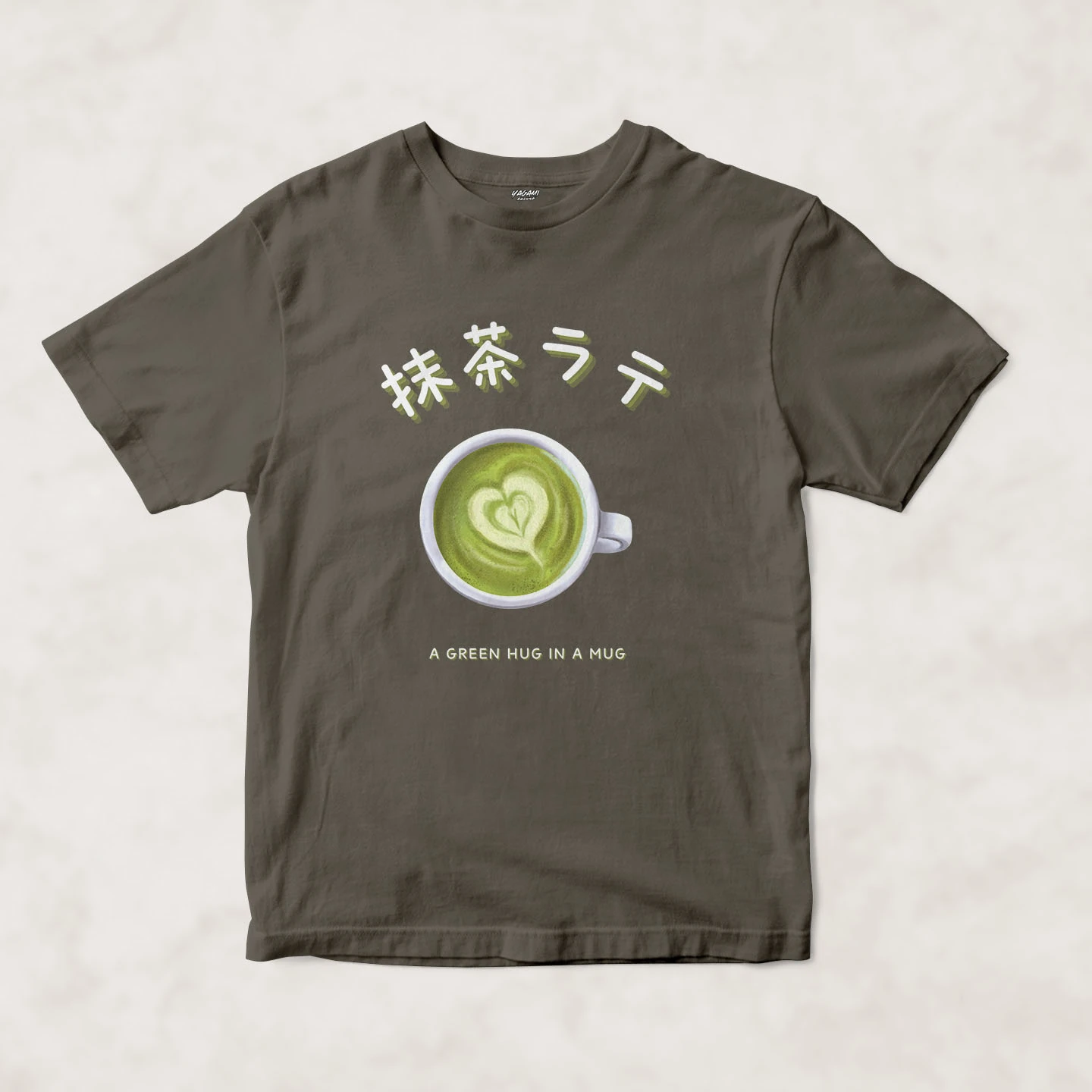 Matcha Green Hug | Unisex Jersey Short Sleeve Tee - Image 5