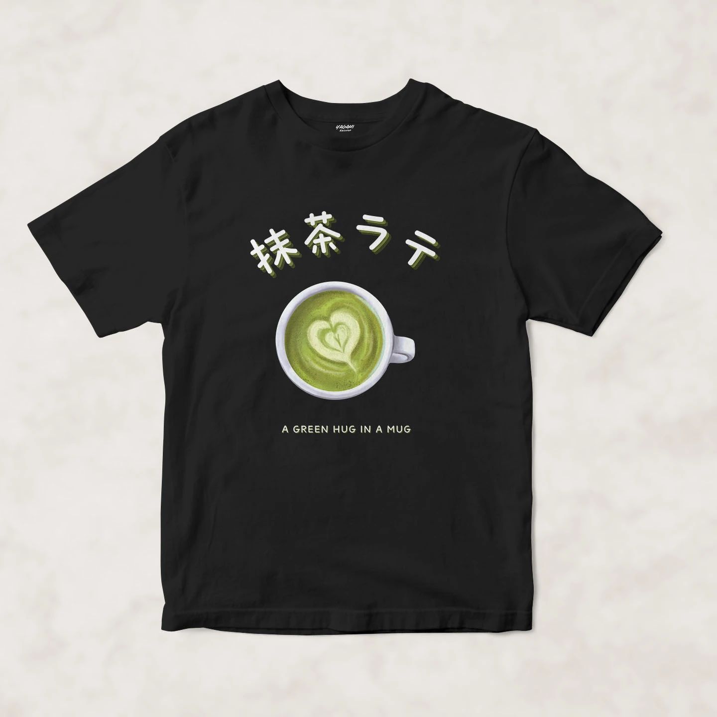 Matcha Green Hug | Unisex Jersey Short Sleeve Tee - Image 3