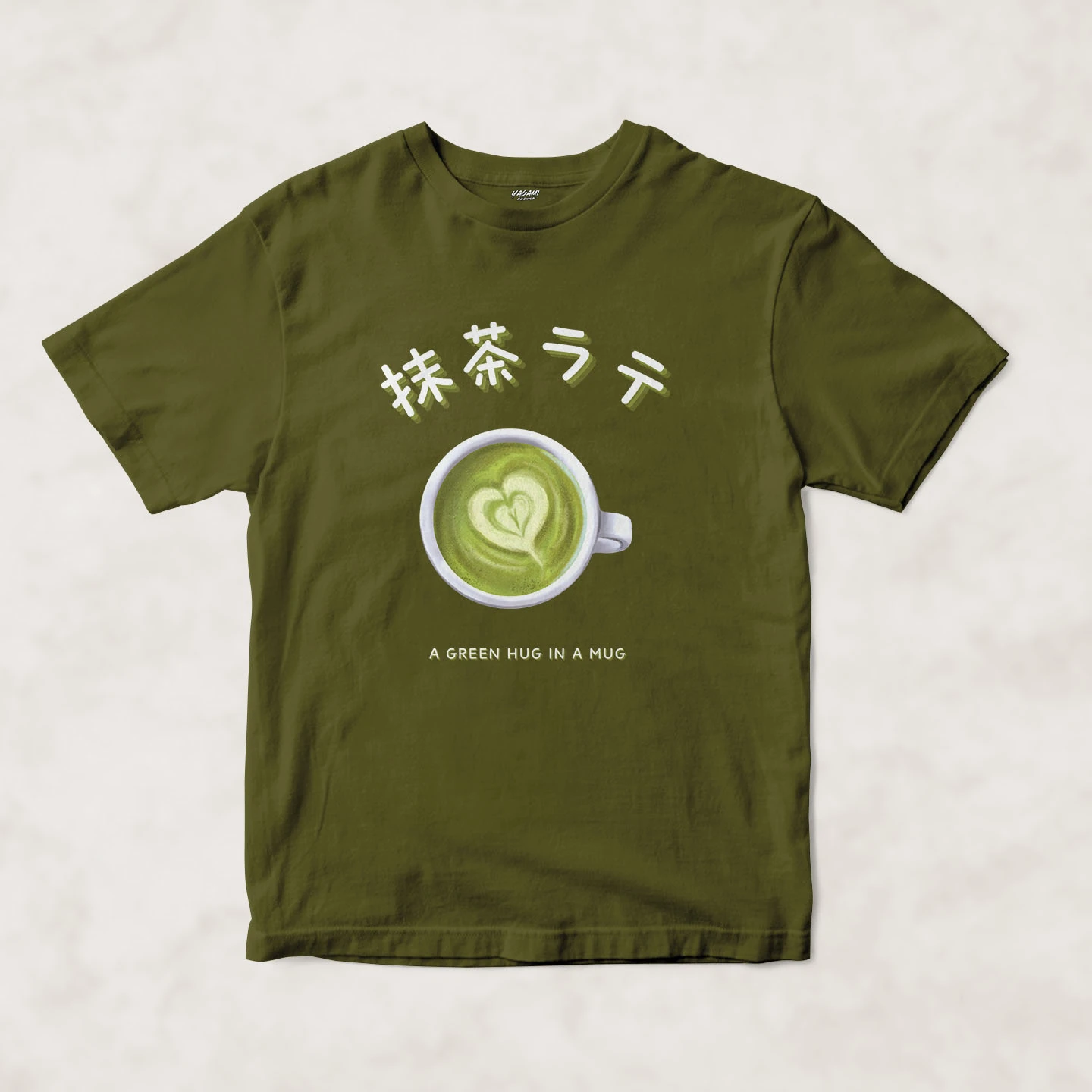 Matcha Green Hug | Unisex Jersey Short Sleeve Tee - Image 12