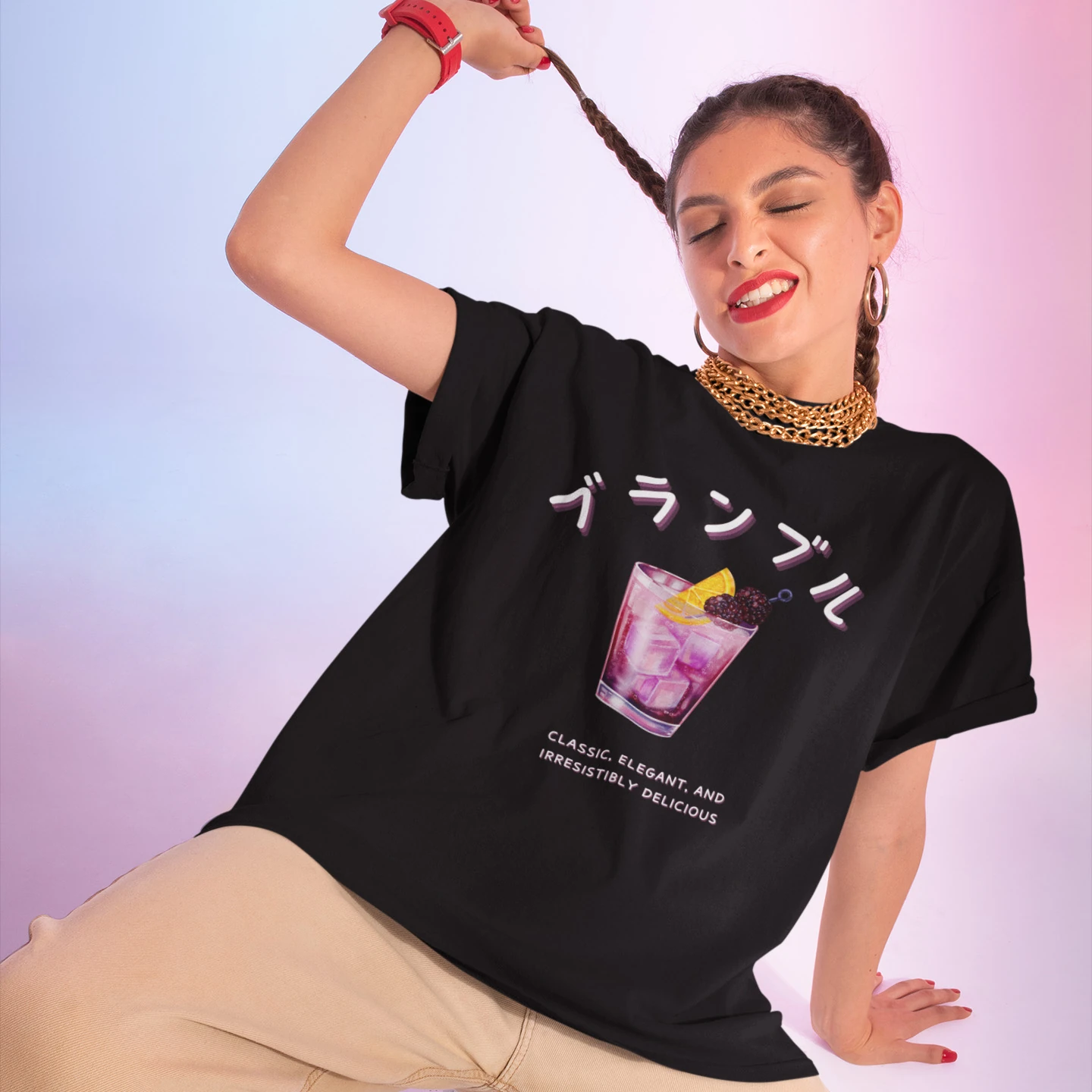 Blackberry Fizz | Unisex Jersey Short Sleeve Tee - Image 2