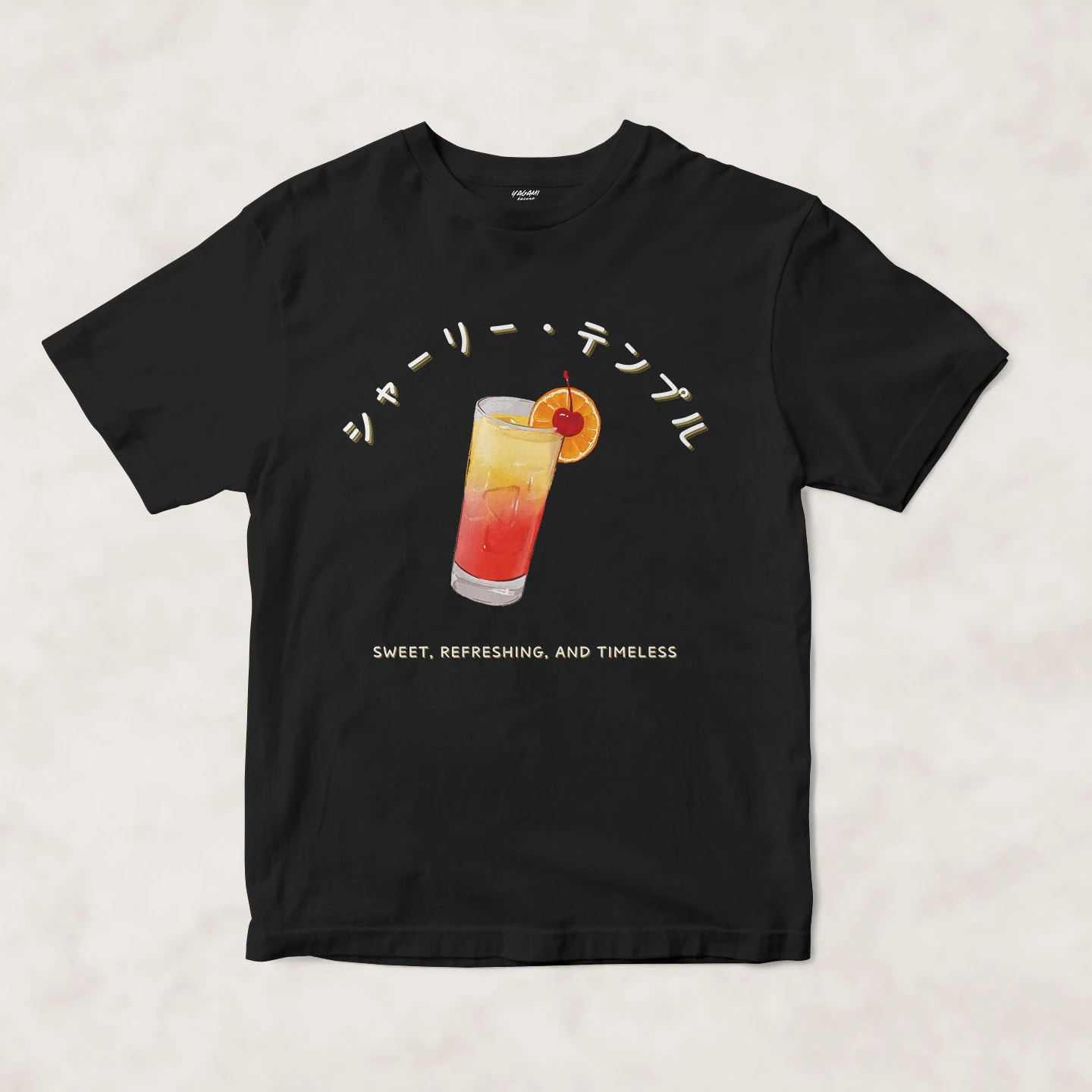 Shirley Temple Sunset | Unisex Jersey Short Sleeve Tee - Image 3