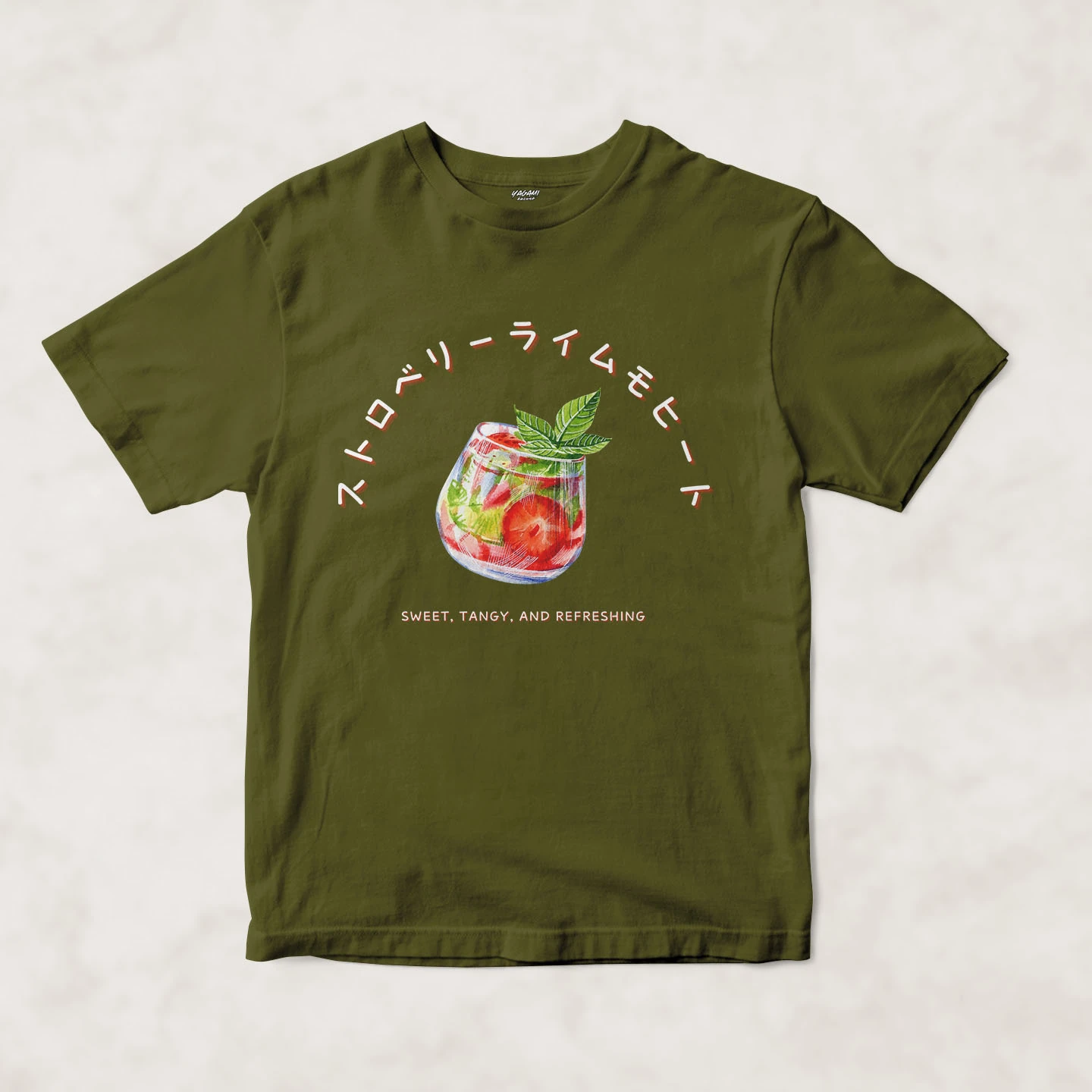 Strawberry Lime Mojito | Unisex Jersey Short Sleeve Tee - Image 6
