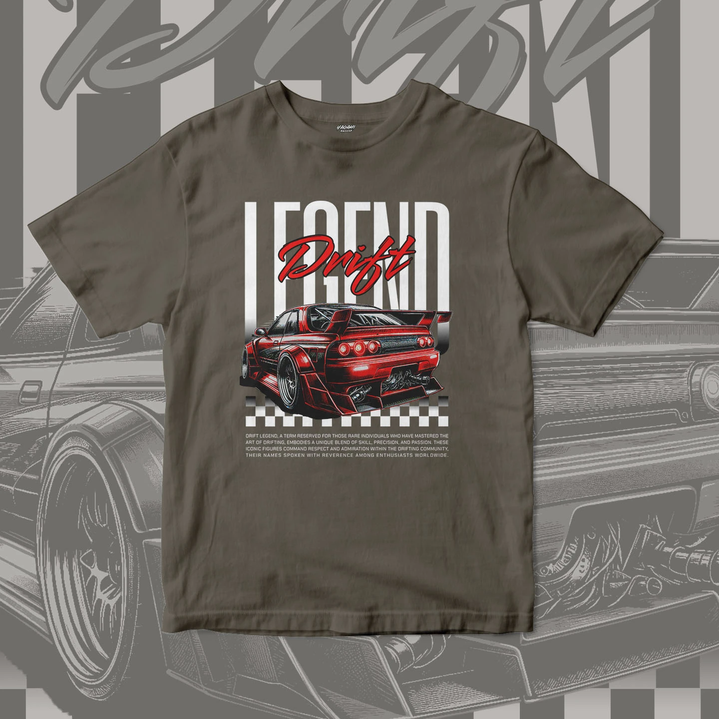 Red Drift Legend | Unisex Jersey Short Sleeve Tee - Image 13