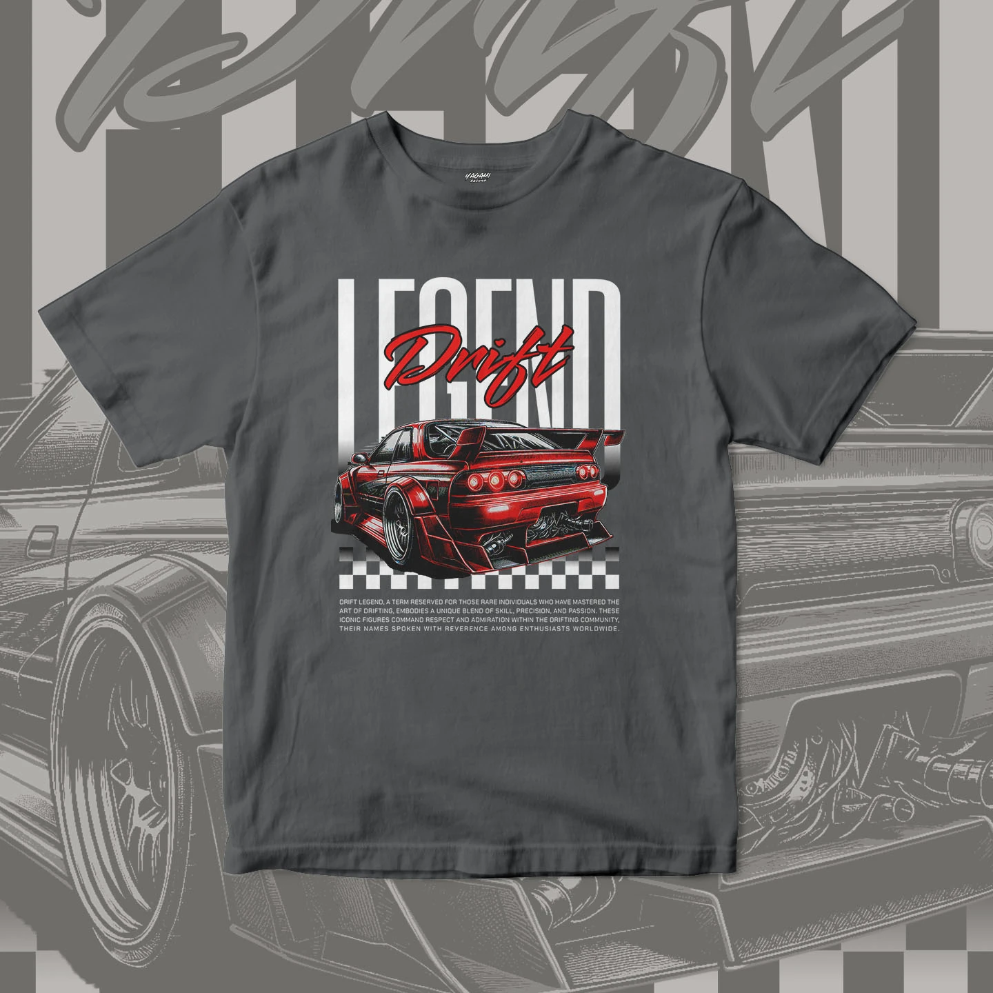 Red Drift Legend | Unisex Jersey Short Sleeve Tee - Image 12