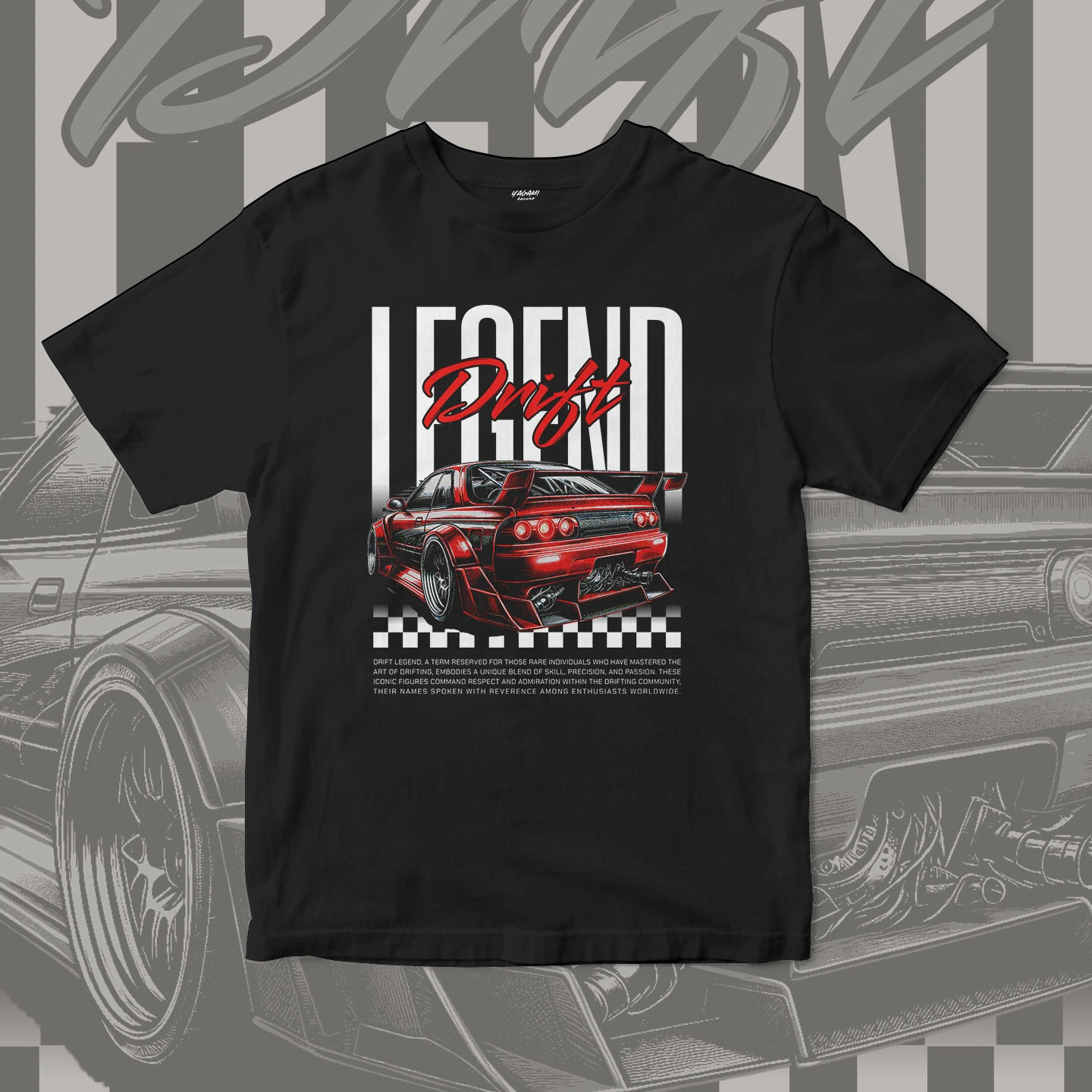 Red Drift Legend | Unisex Jersey Short Sleeve Tee - Image 3