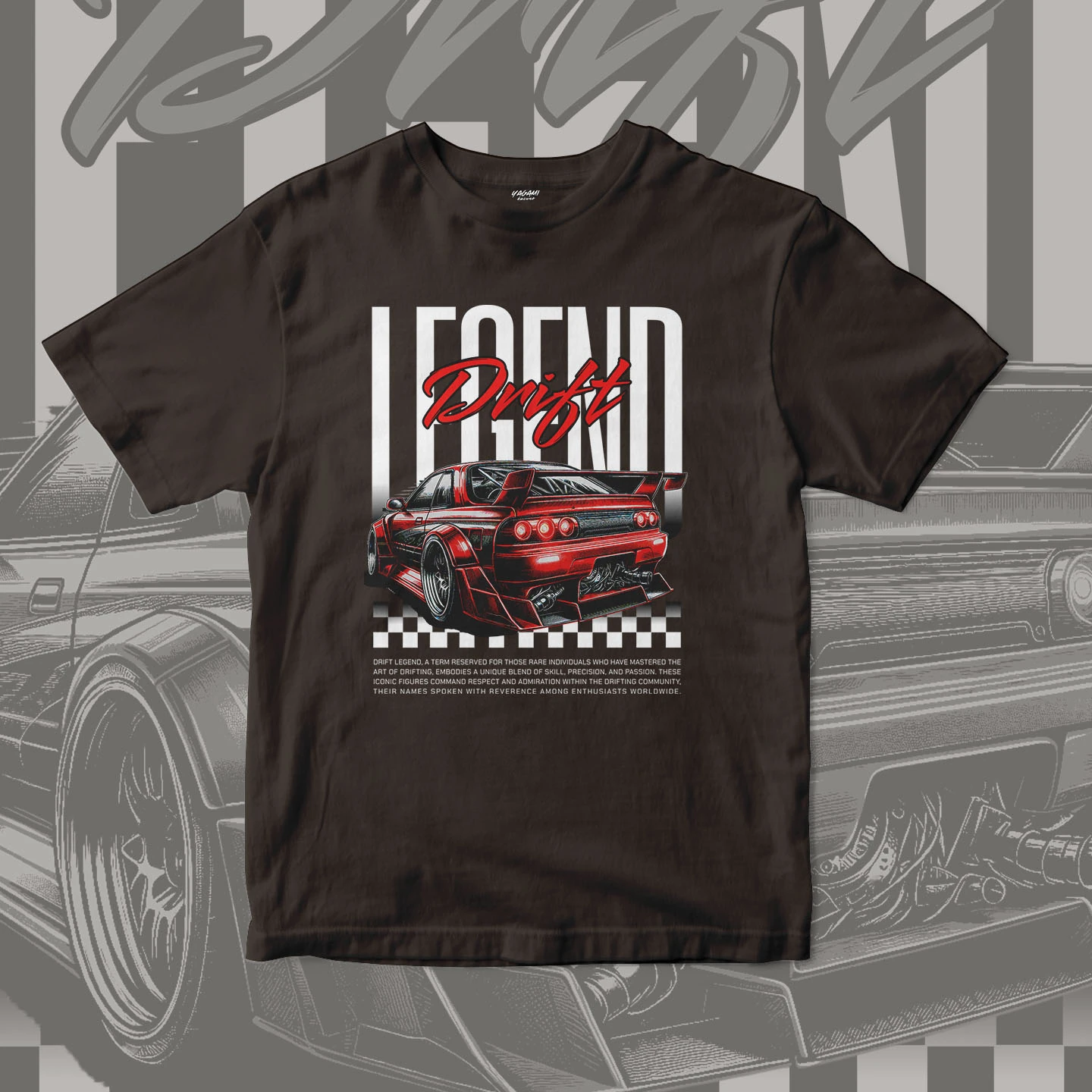 Red Drift Legend | Unisex Jersey Short Sleeve Tee - Image 11