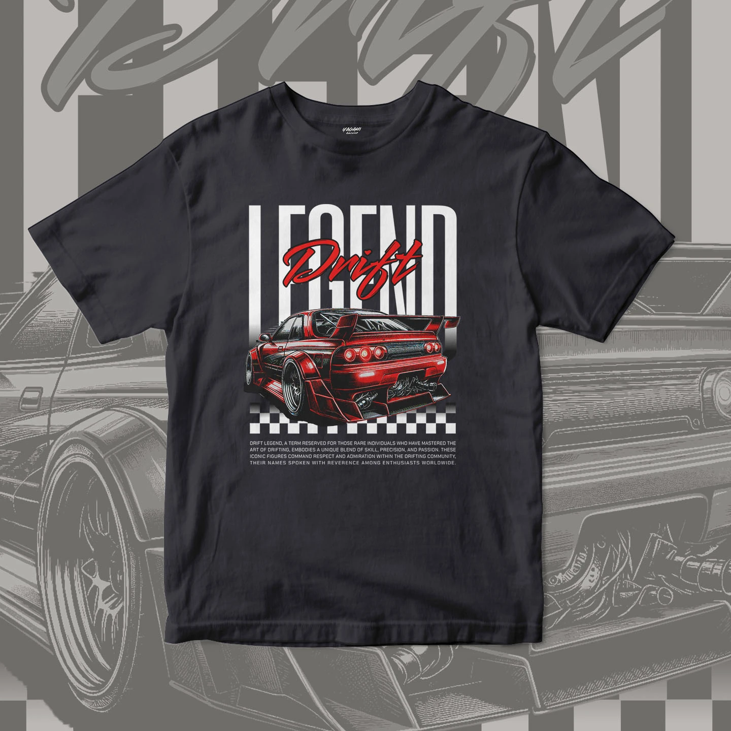 Red Drift Legend | Unisex Jersey Short Sleeve Tee - Image 10