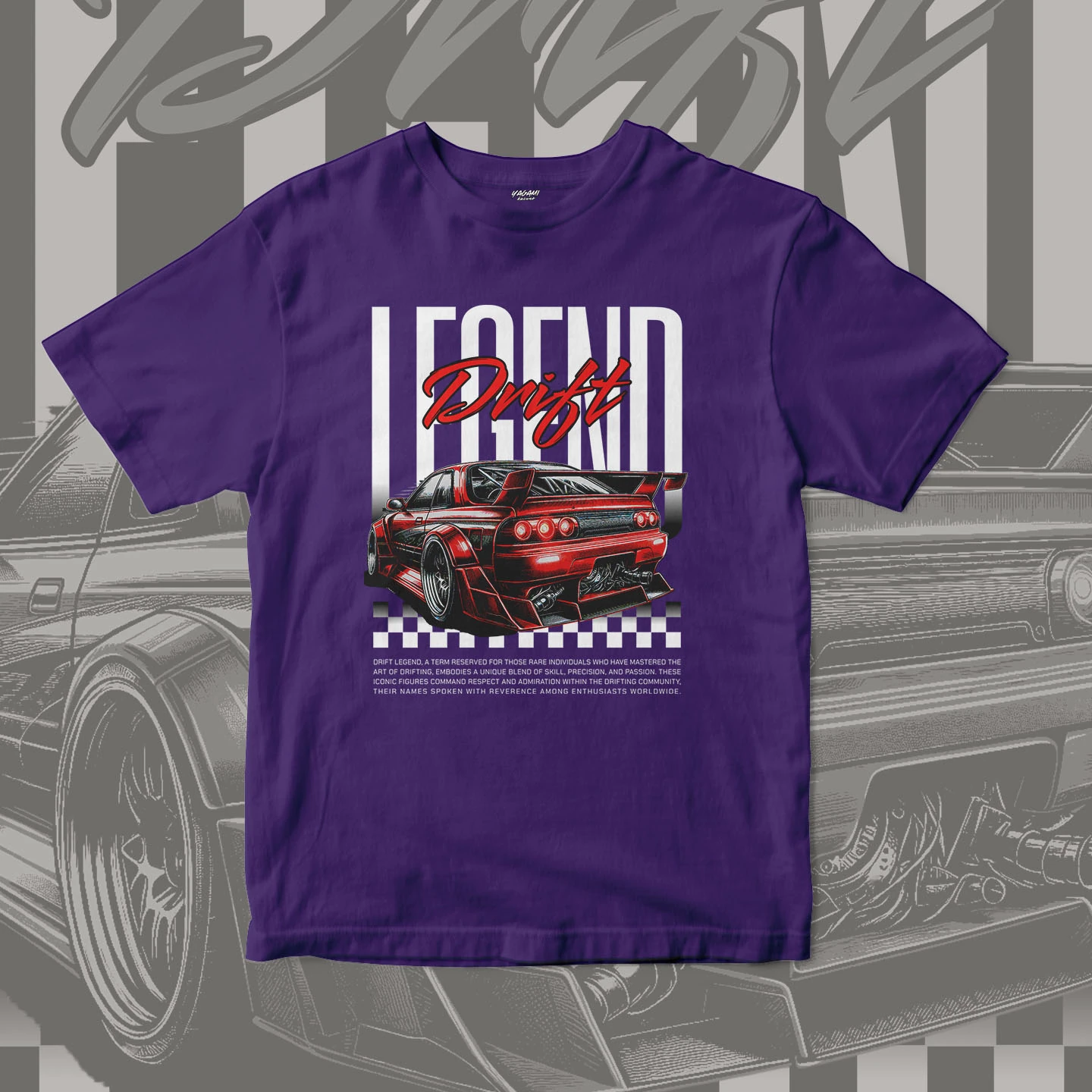 Red Drift Legend | Unisex Jersey Short Sleeve Tee - Image 5