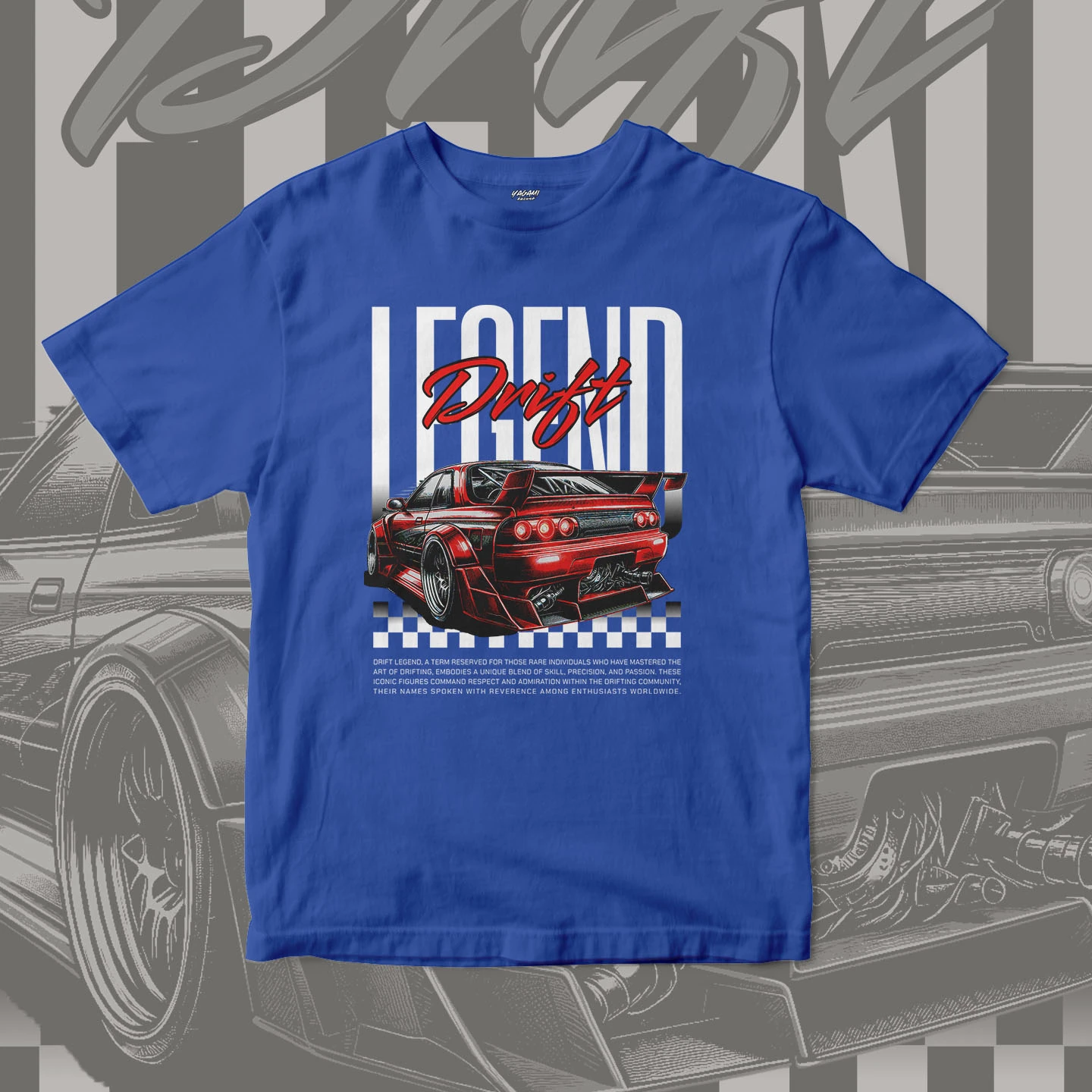 Red Drift Legend | Unisex Jersey Short Sleeve Tee - Image 4