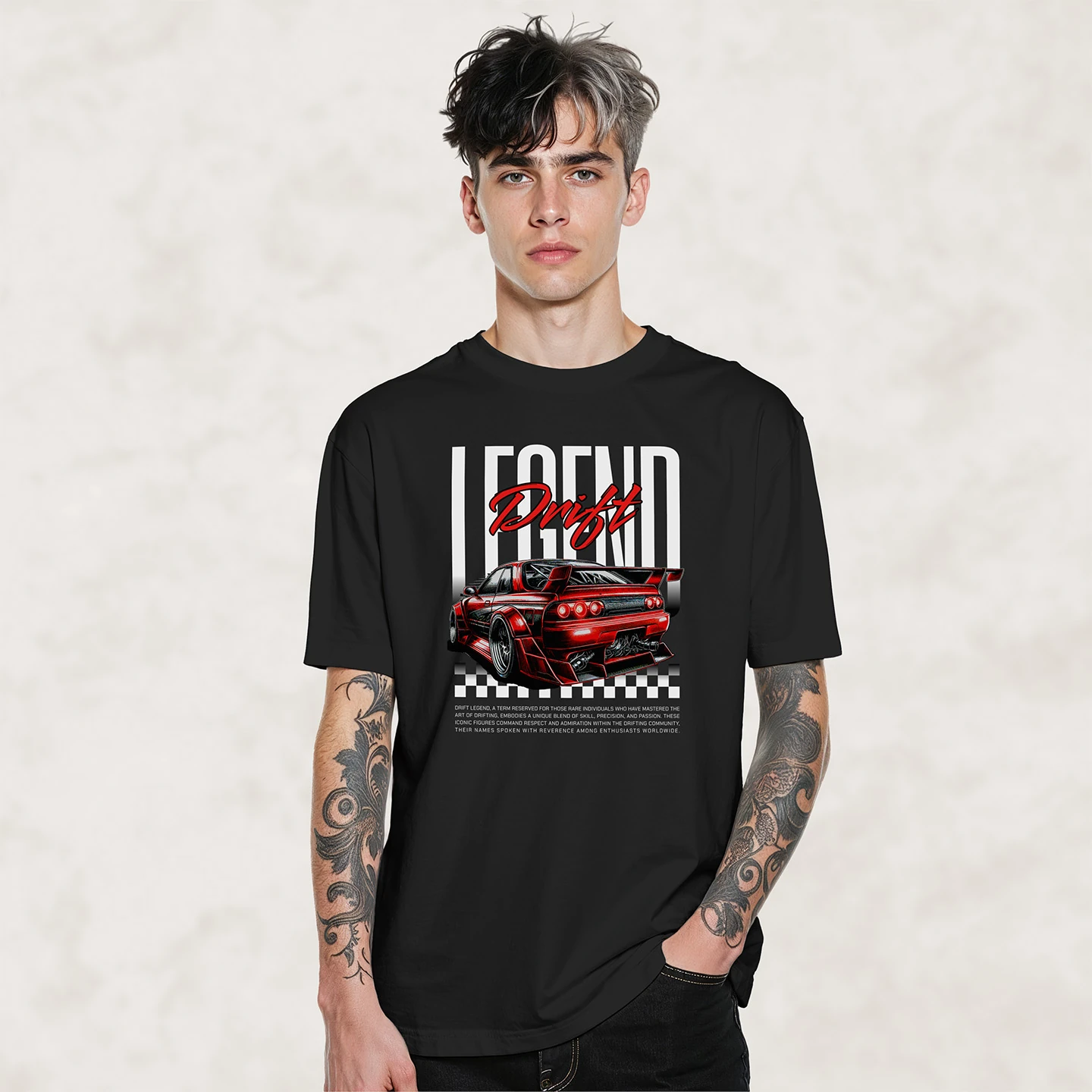 Red Drift Legend | Unisex Jersey Short Sleeve Tee - Image 2