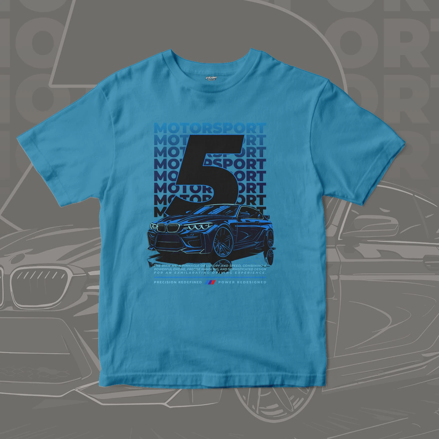 Blue Performance Coupe | Unisex Jersey Short Sleeve Tee - Image 15