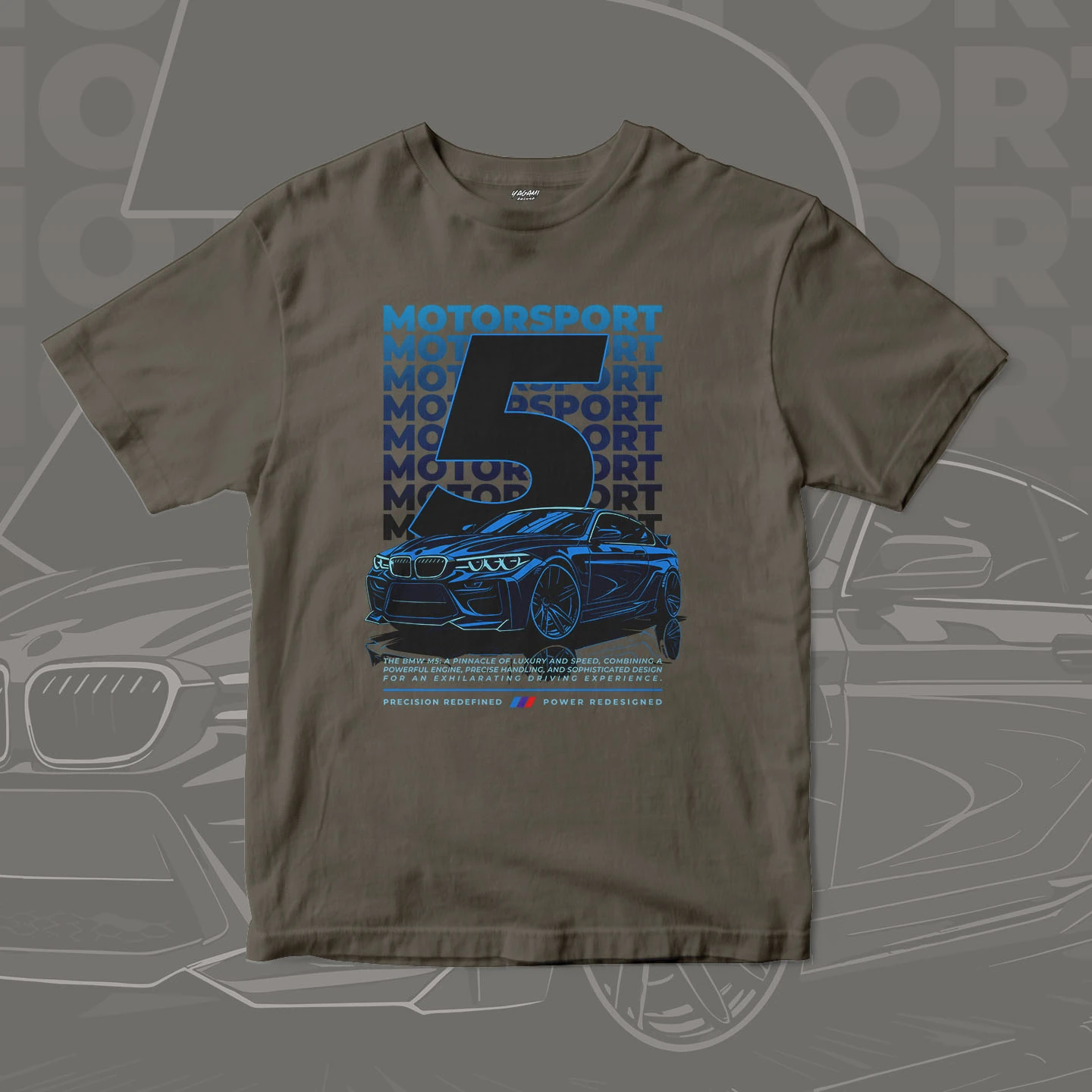 Blue Performance Coupe | Unisex Jersey Short Sleeve Tee - Image 14