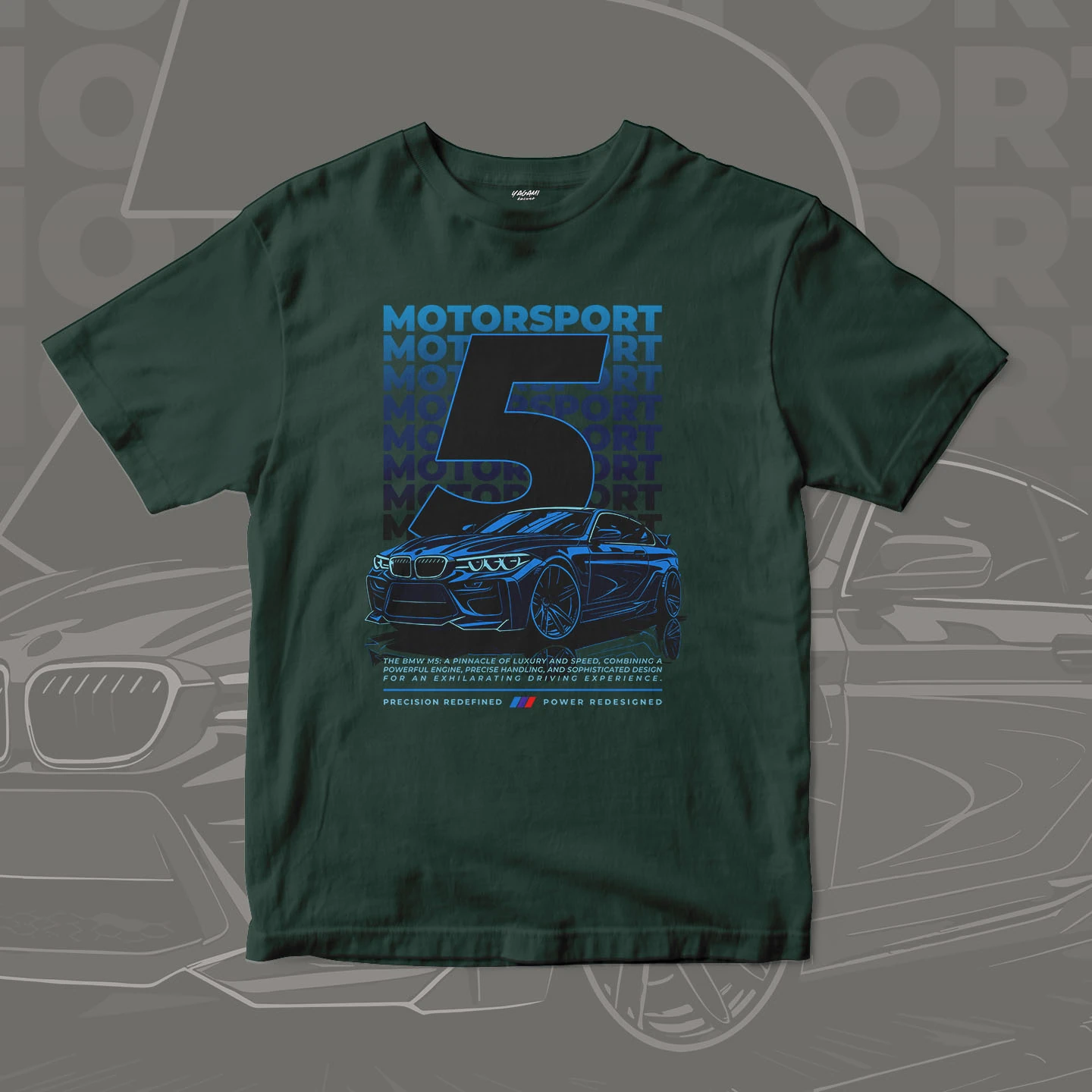 Blue Performance Coupe | Unisex Jersey Short Sleeve Tee - Image 10