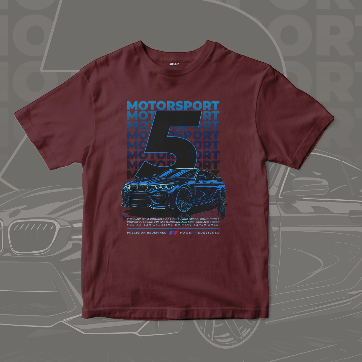 Blue Performance Coupe | Unisex Jersey Short Sleeve Tee - Image 9