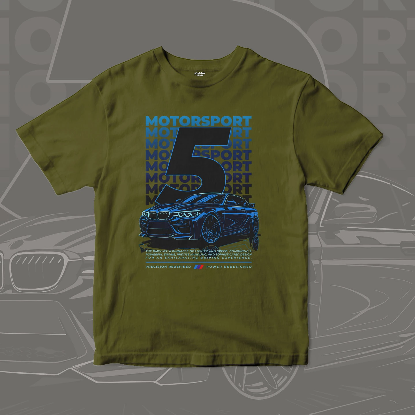 Blue Performance Coupe | Unisex Jersey Short Sleeve Tee - Image 7