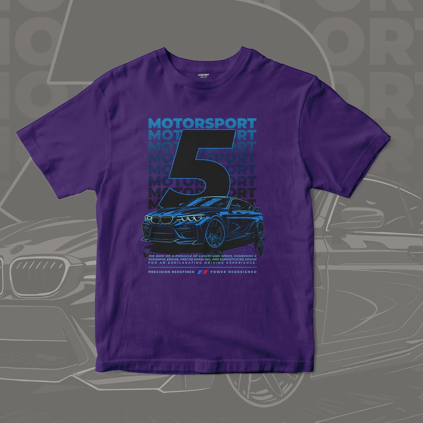 Blue Performance Coupe | Unisex Jersey Short Sleeve Tee - Image 6