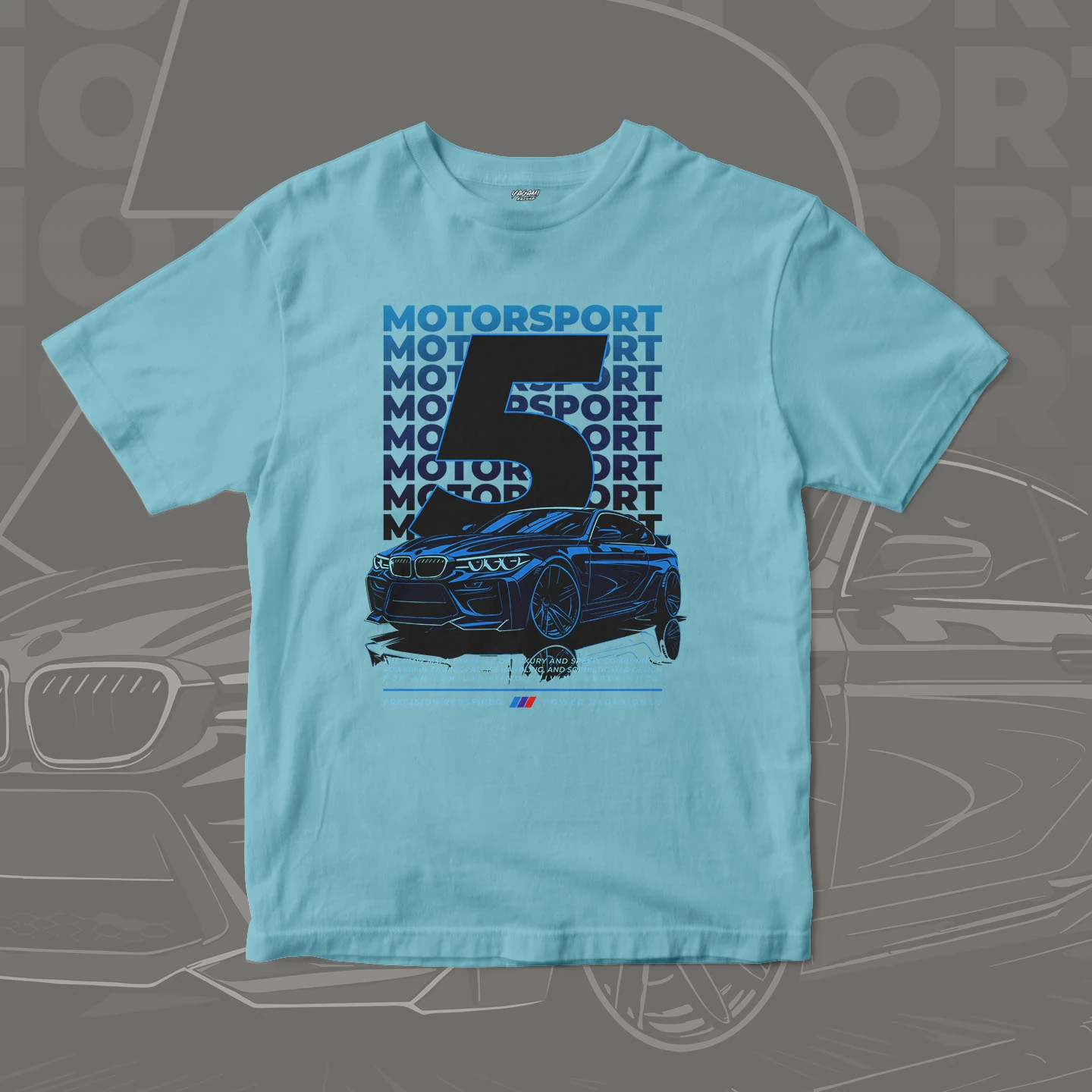 Blue Performance Coupe | Unisex Jersey Short Sleeve Tee - Image 4
