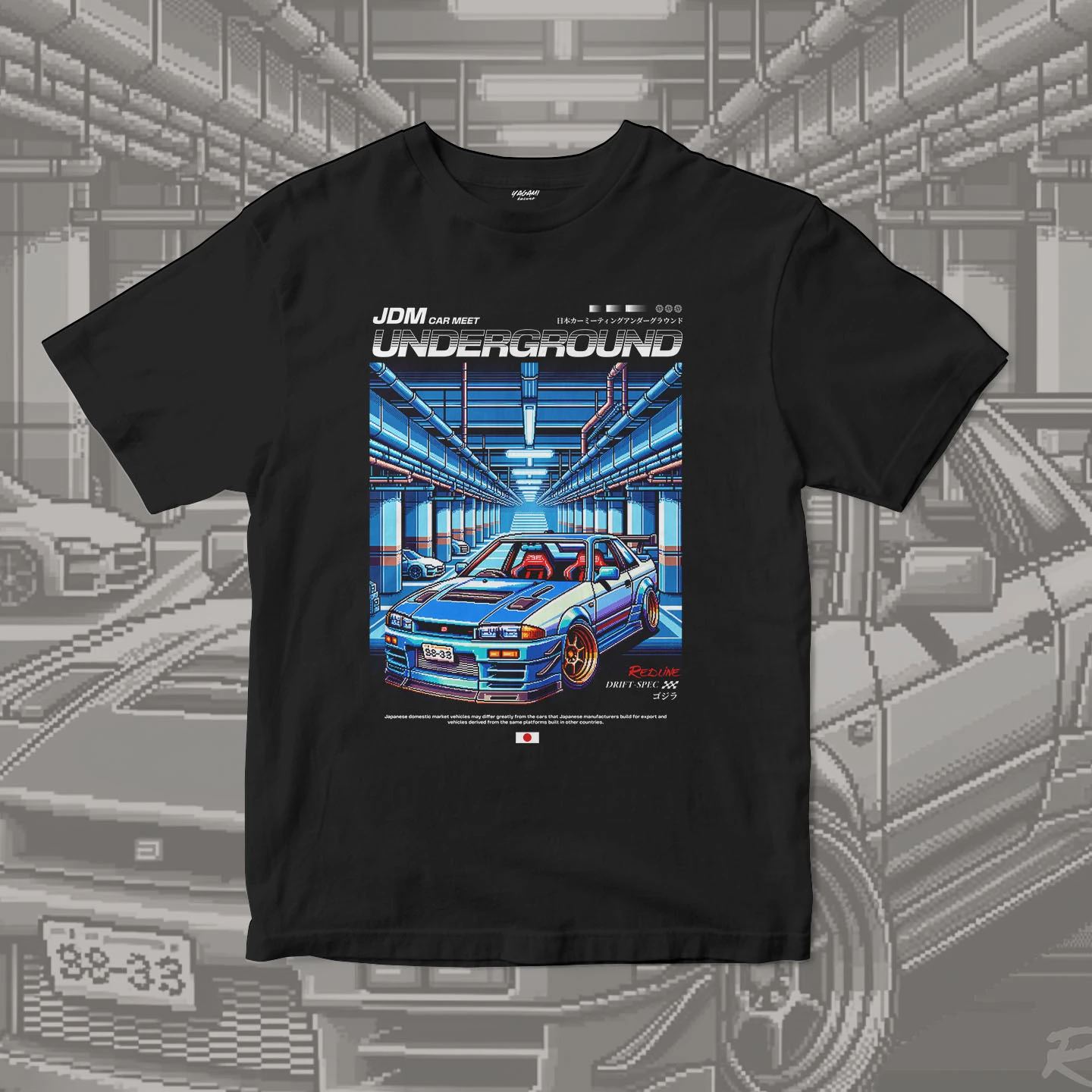Underground Car Meet | Unisex Jersey Short Sleeve Tee - Image 3