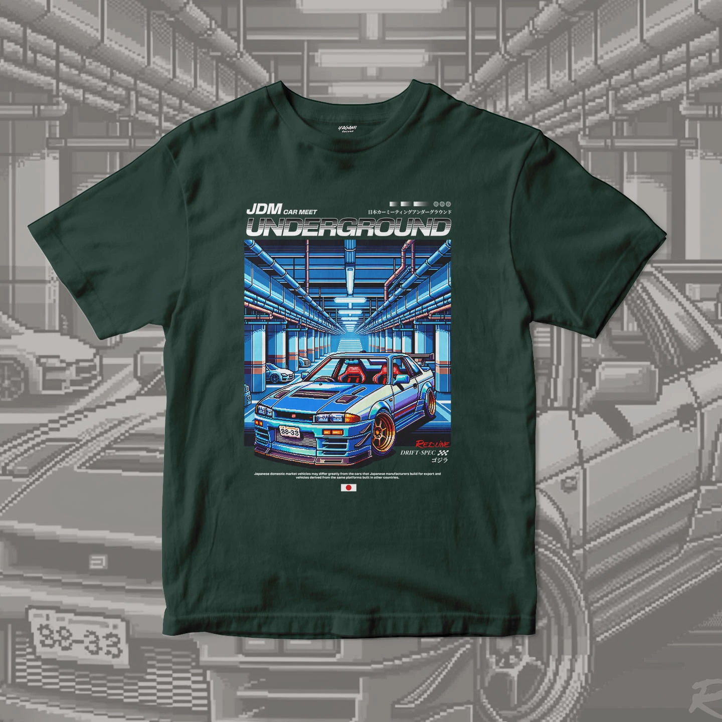 Underground Car Meet | Unisex Jersey Short Sleeve Tee - Image 9