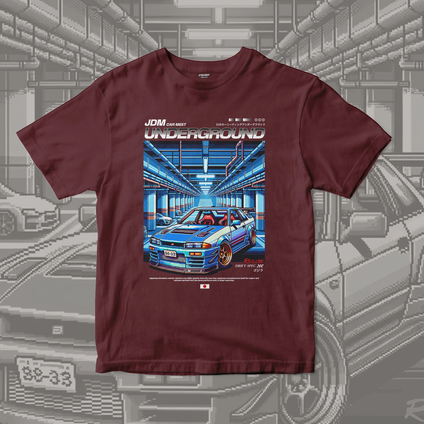 Underground Car Meet | Unisex Jersey Short Sleeve Tee - Image 8