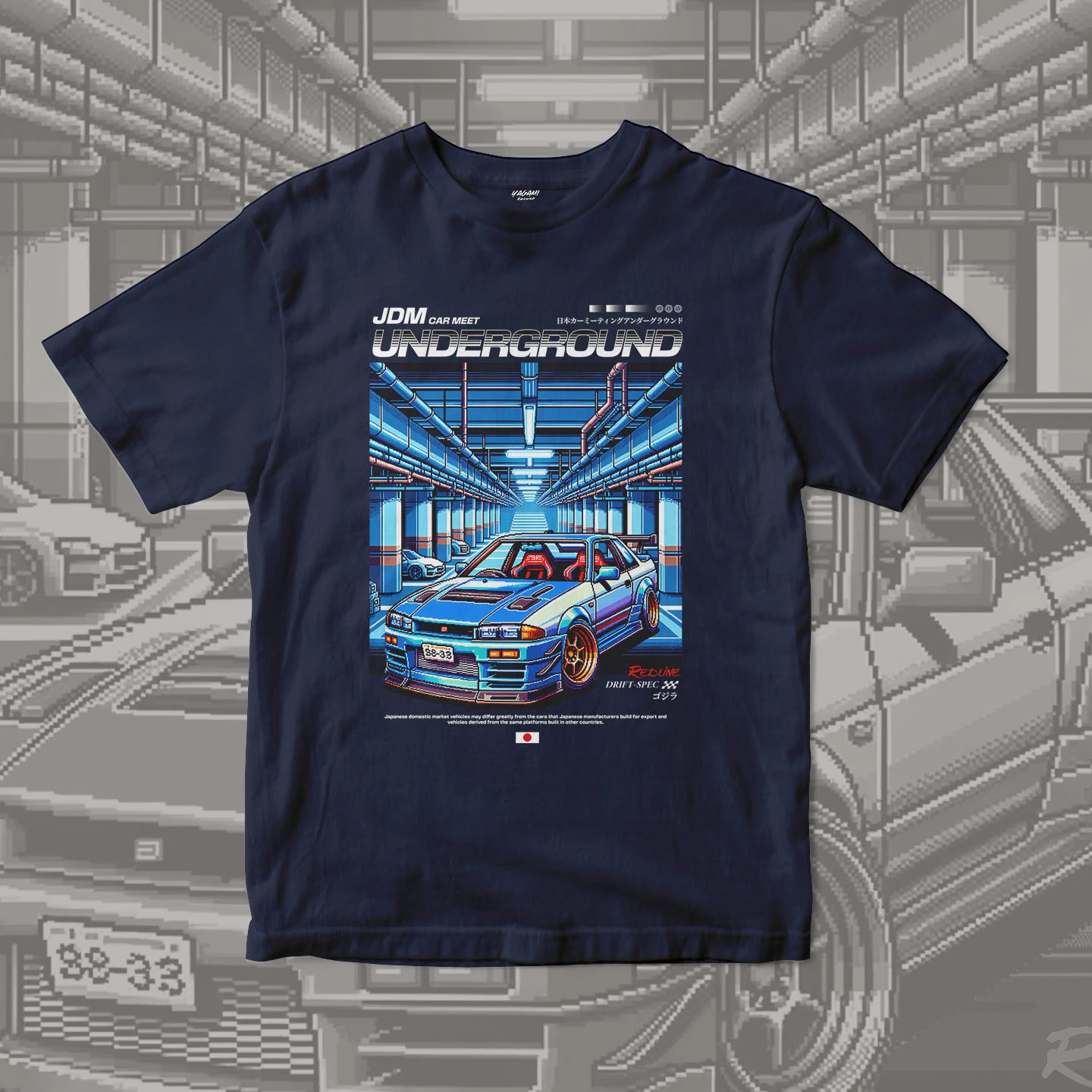 Underground Car Meet | Unisex Jersey Short Sleeve Tee - Image 7