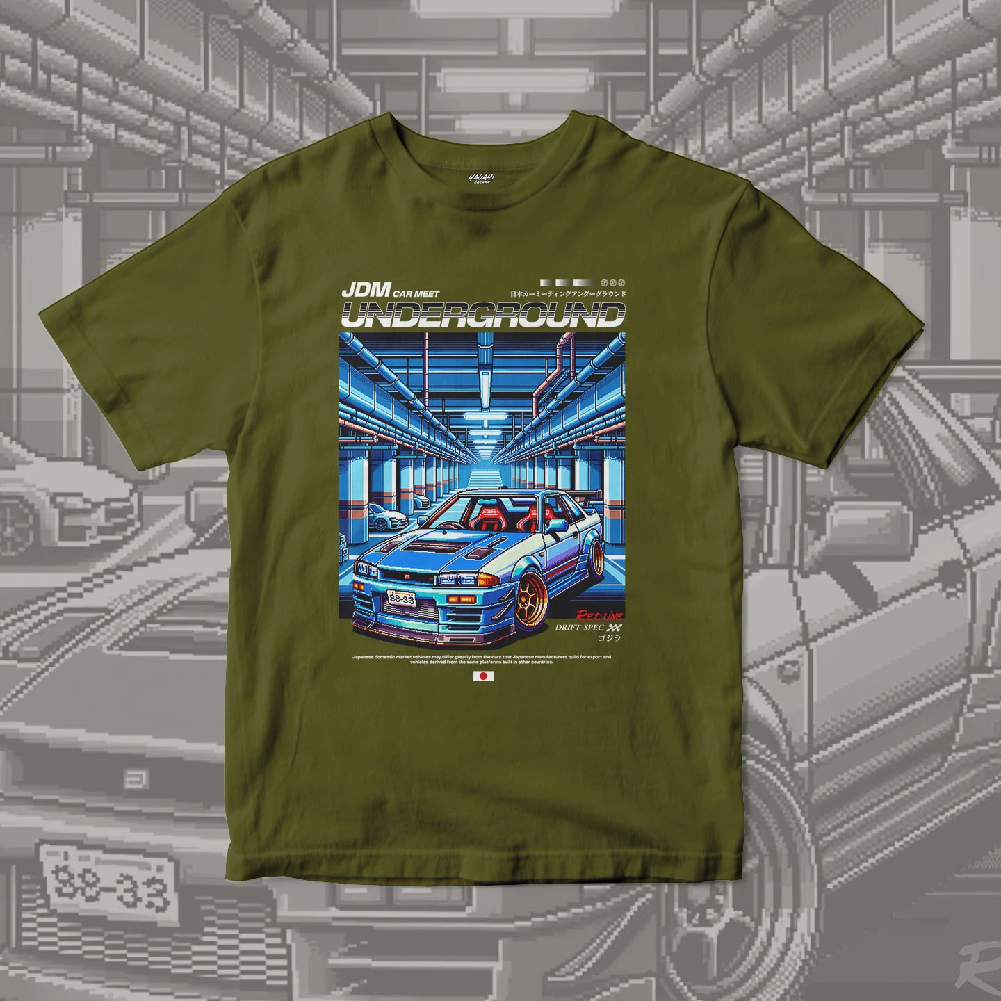 Underground Car Meet | Unisex Jersey Short Sleeve Tee - Image 6