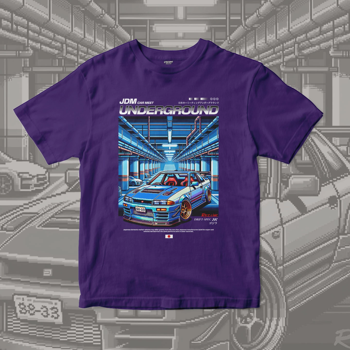 Underground Car Meet | Unisex Jersey Short Sleeve Tee - Image 5