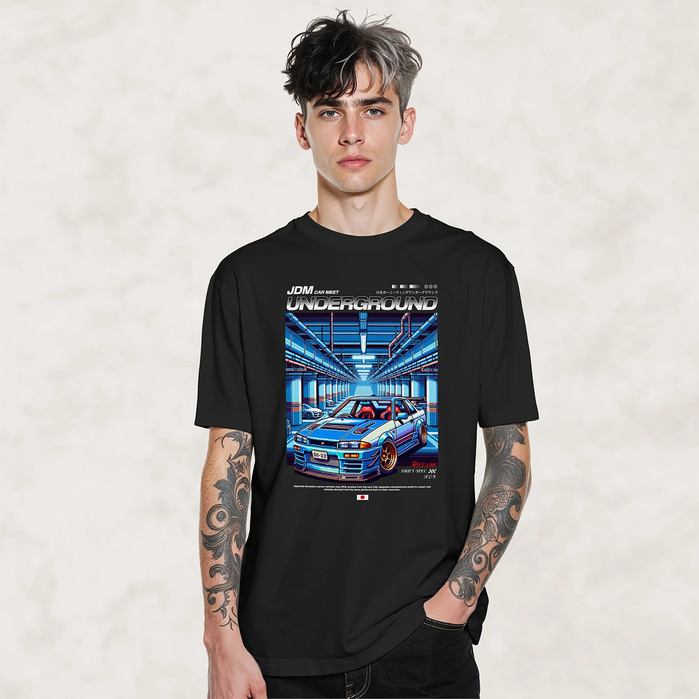 Underground Car Meet | Unisex Jersey Short Sleeve Tee - Image 2