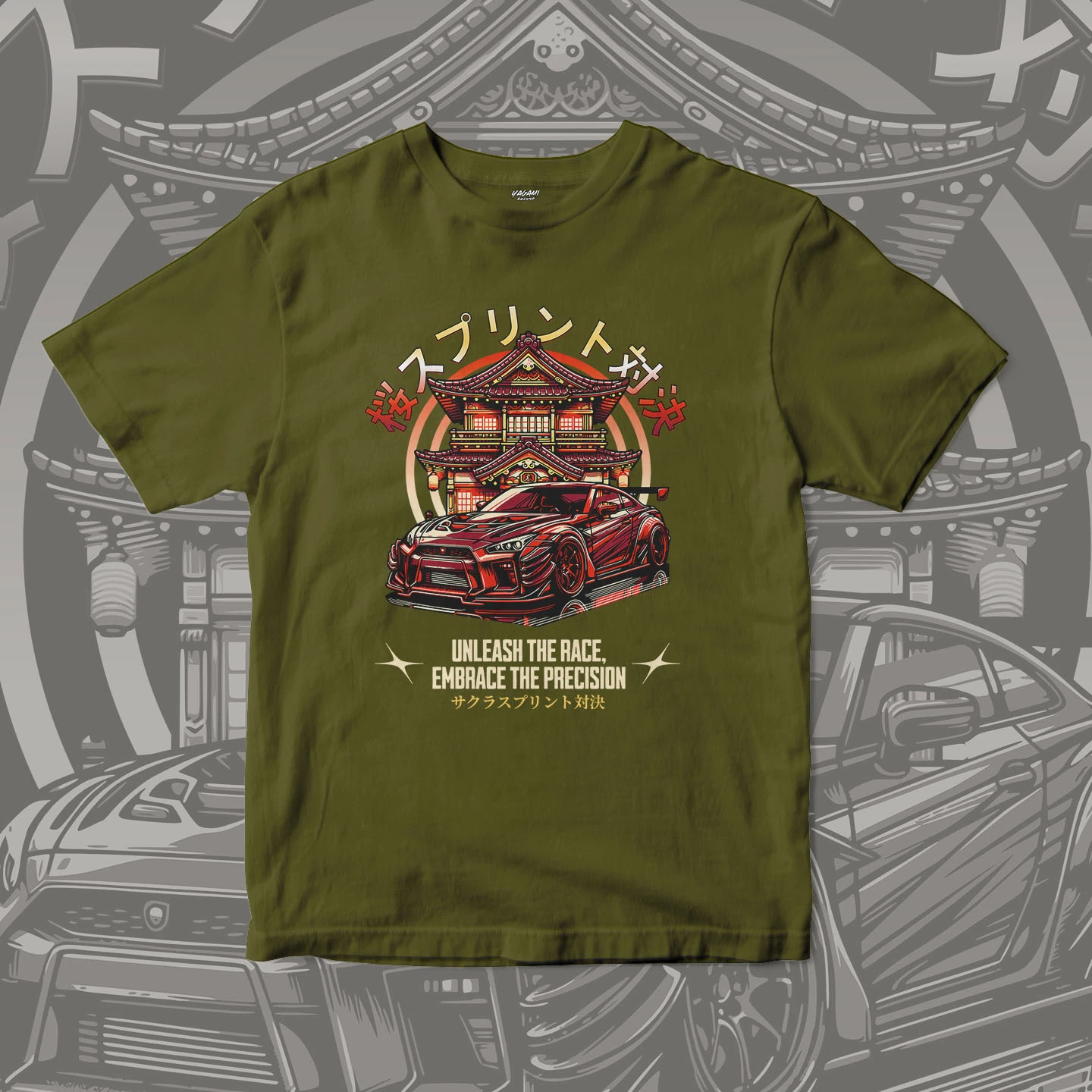 Temple Street Racer | Unisex Jersey Short Sleeve Tee - Image 6