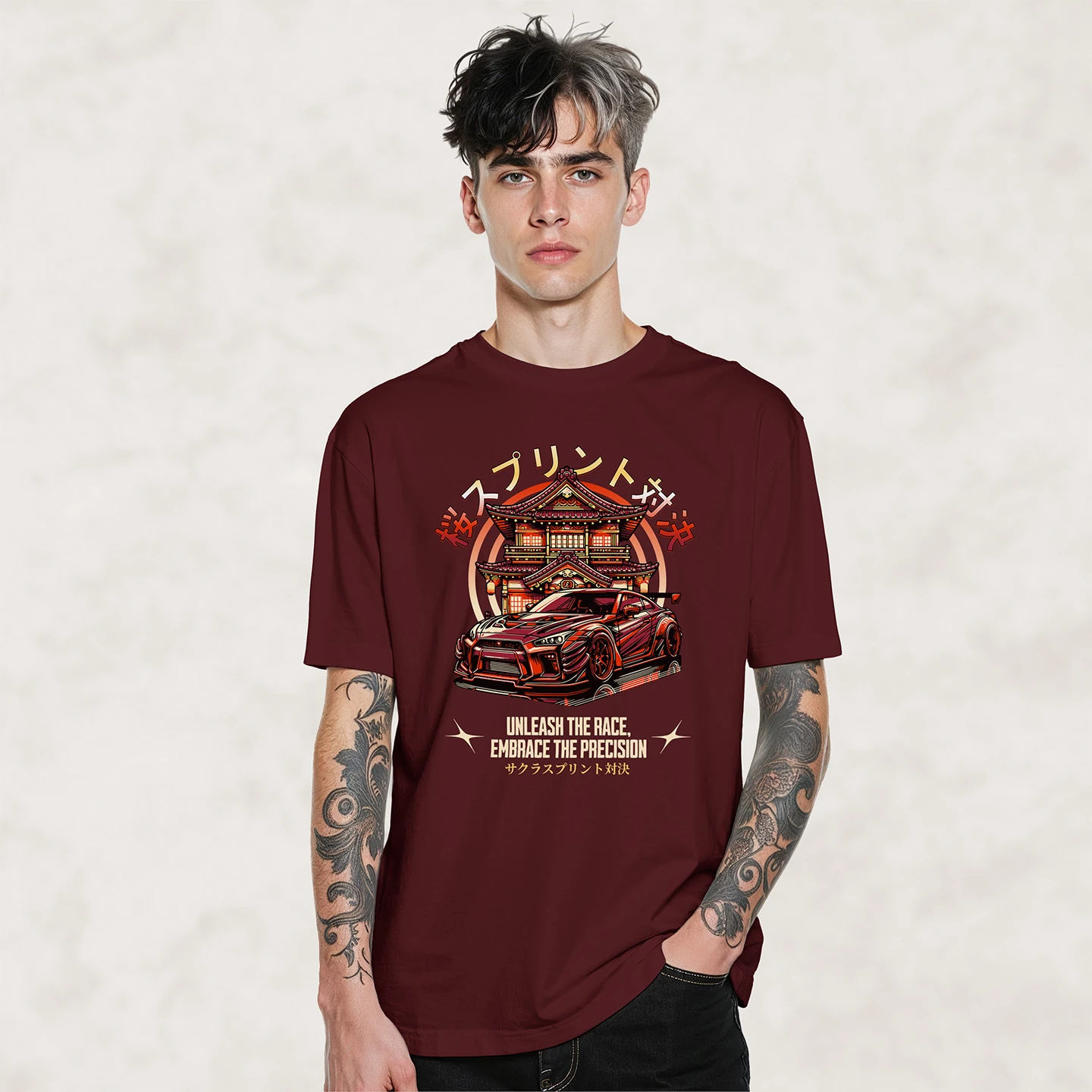 Temple Street Racer | Unisex Jersey Short Sleeve Tee - Image 2
