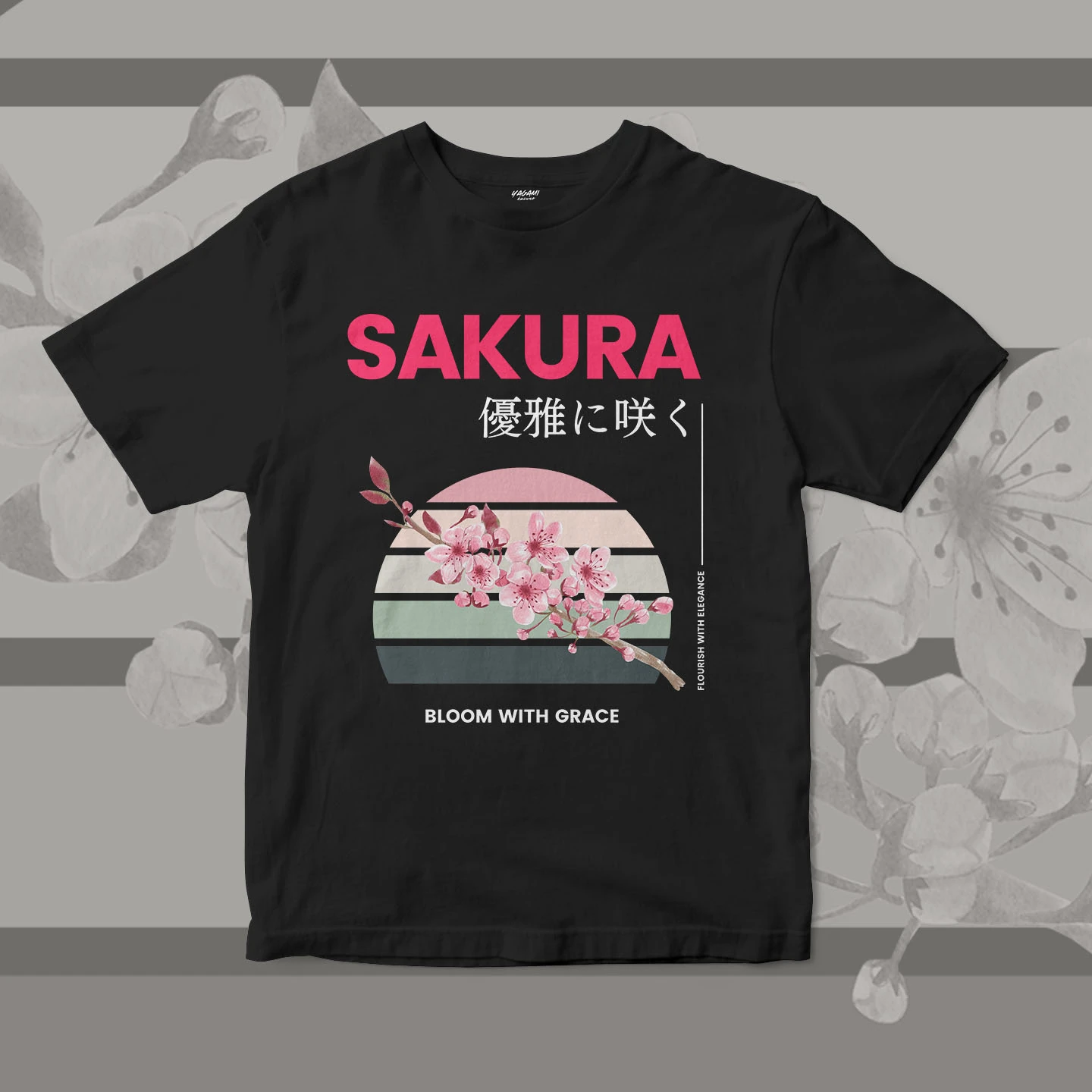 Sakura Bloom Grace | Unisex Jersey Short Sleeve Tee - Image 3