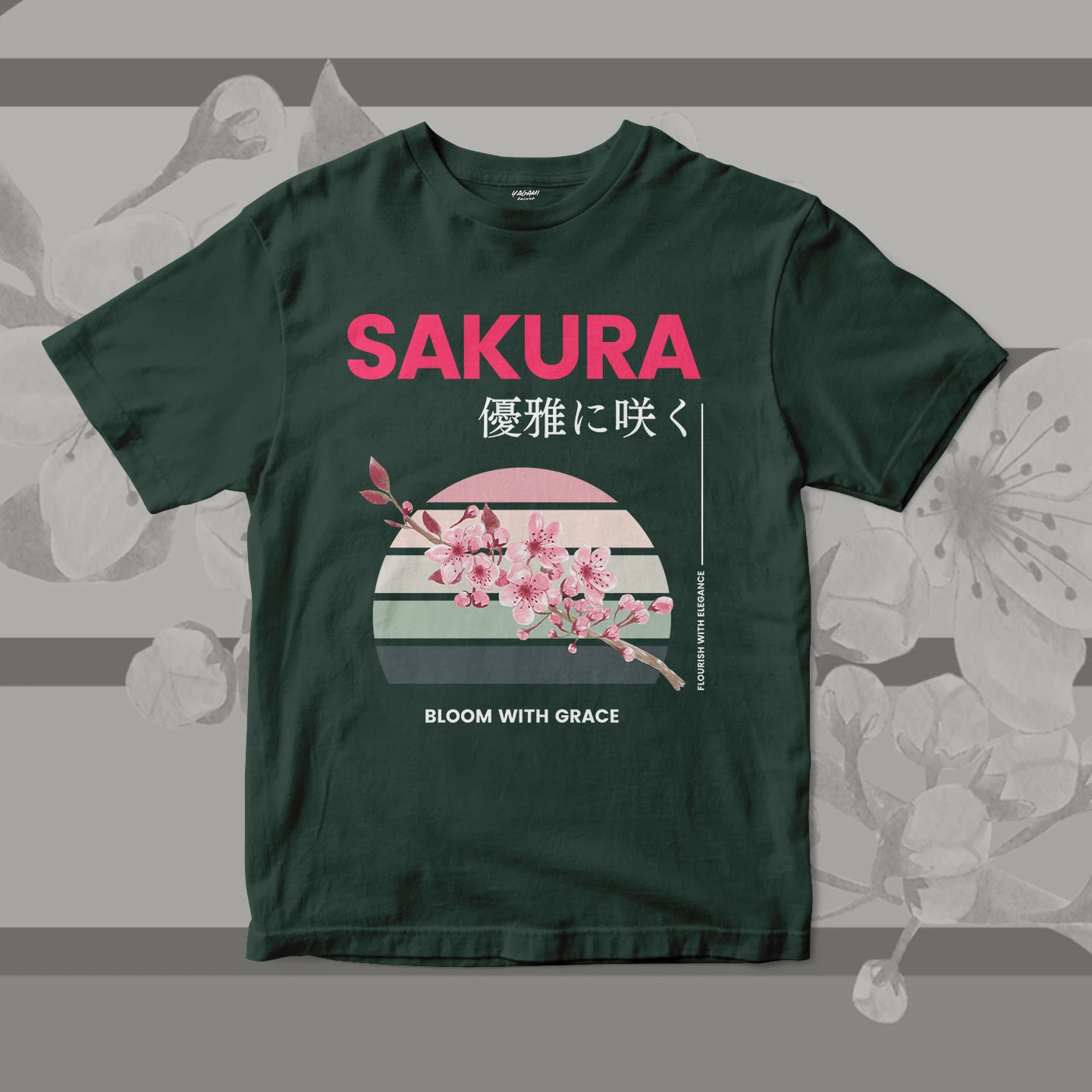Sakura Bloom Grace | Unisex Jersey Short Sleeve Tee - Image 10