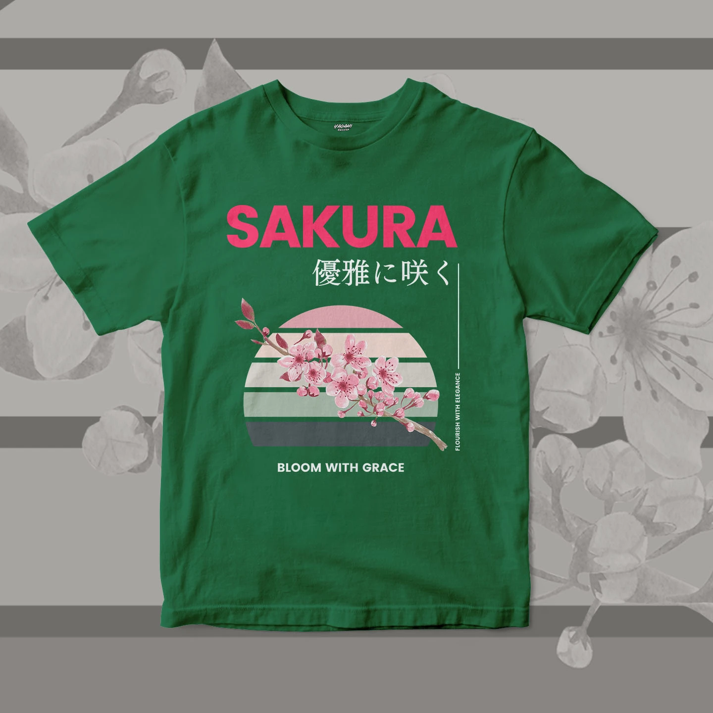 Sakura Bloom Grace | Unisex Jersey Short Sleeve Tee - Image 9