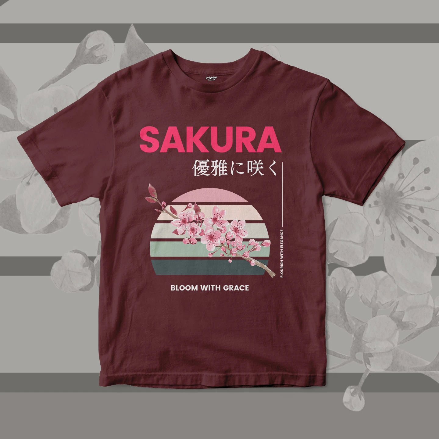 Sakura Bloom Grace | Unisex Jersey Short Sleeve Tee - Image 8