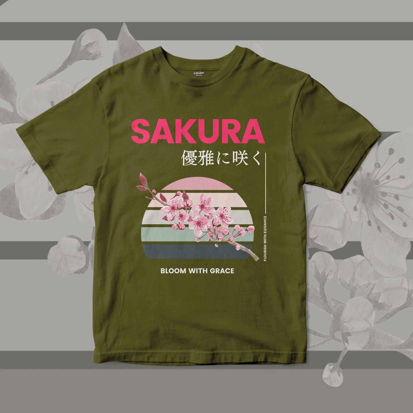 Sakura Bloom Grace | Unisex Jersey Short Sleeve Tee - Image 6