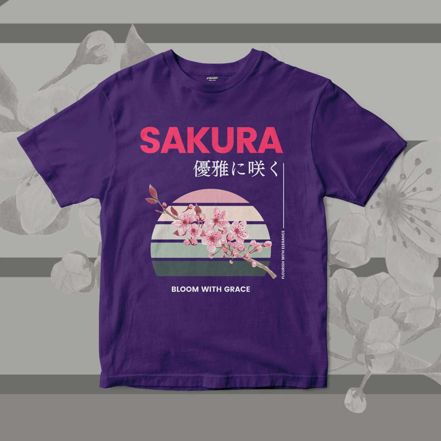 Sakura Bloom Grace | Unisex Jersey Short Sleeve Tee - Image 5