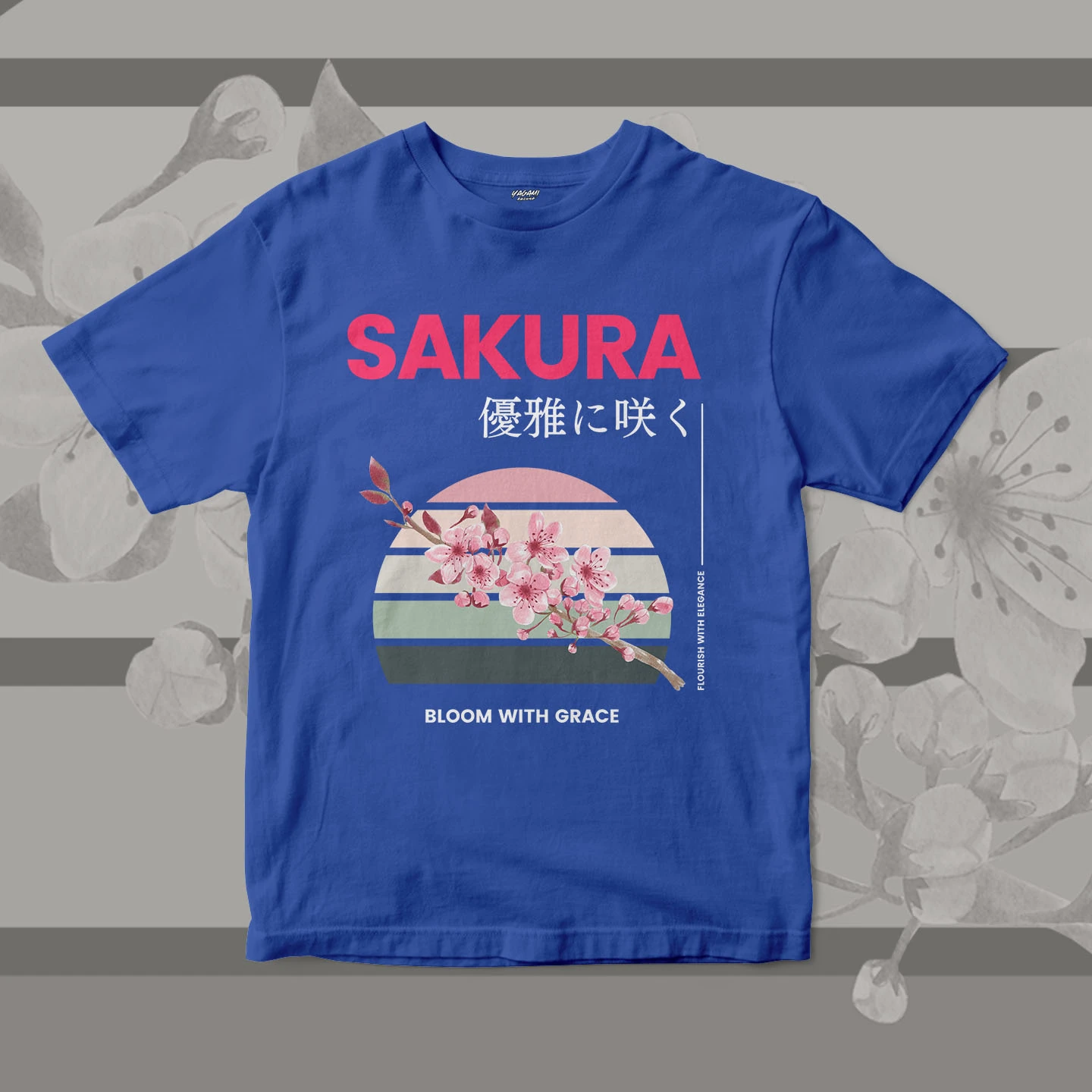 Sakura Bloom Grace | Unisex Jersey Short Sleeve Tee - Image 4