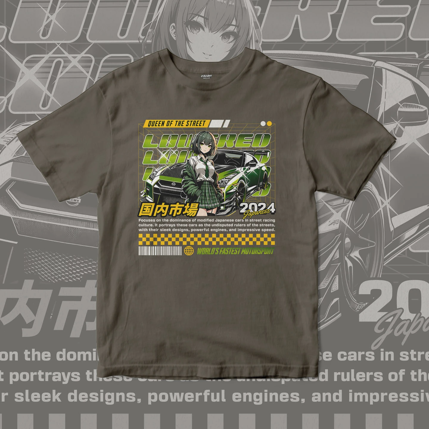 Street Queen Racer | Unisex Jersey Short Sleeve Tee - Image 13