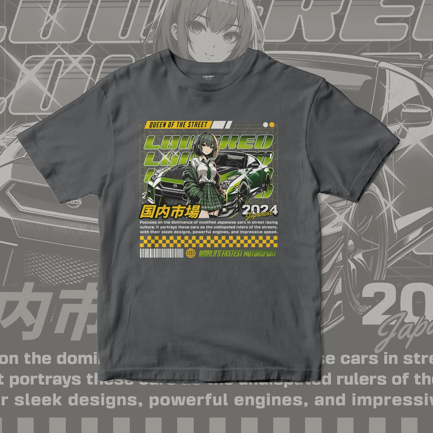 Street Queen Racer | Unisex Jersey Short Sleeve Tee - Image 12
