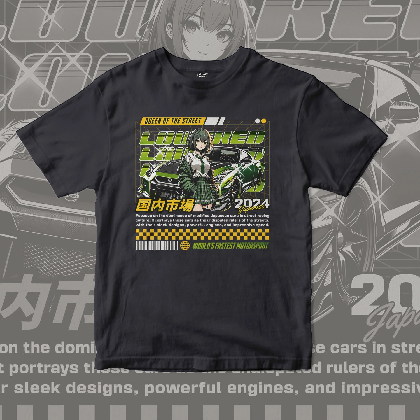 Street Queen Racer | Unisex Jersey Short Sleeve Tee - Image 10