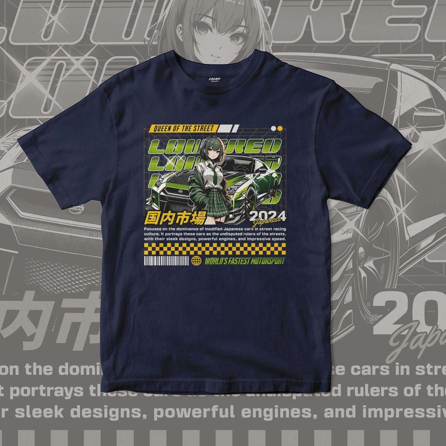 Street Queen Racer | Unisex Jersey Short Sleeve Tee - Image 7