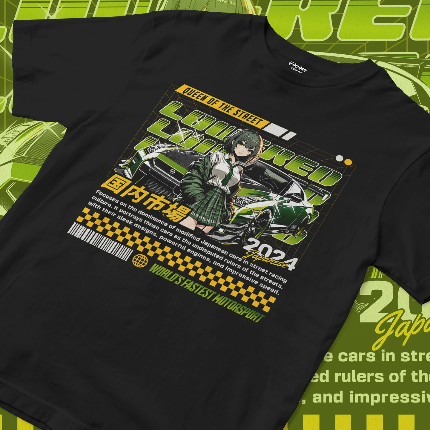 Street Queen Racer | Unisex Jersey Short Sleeve Tee