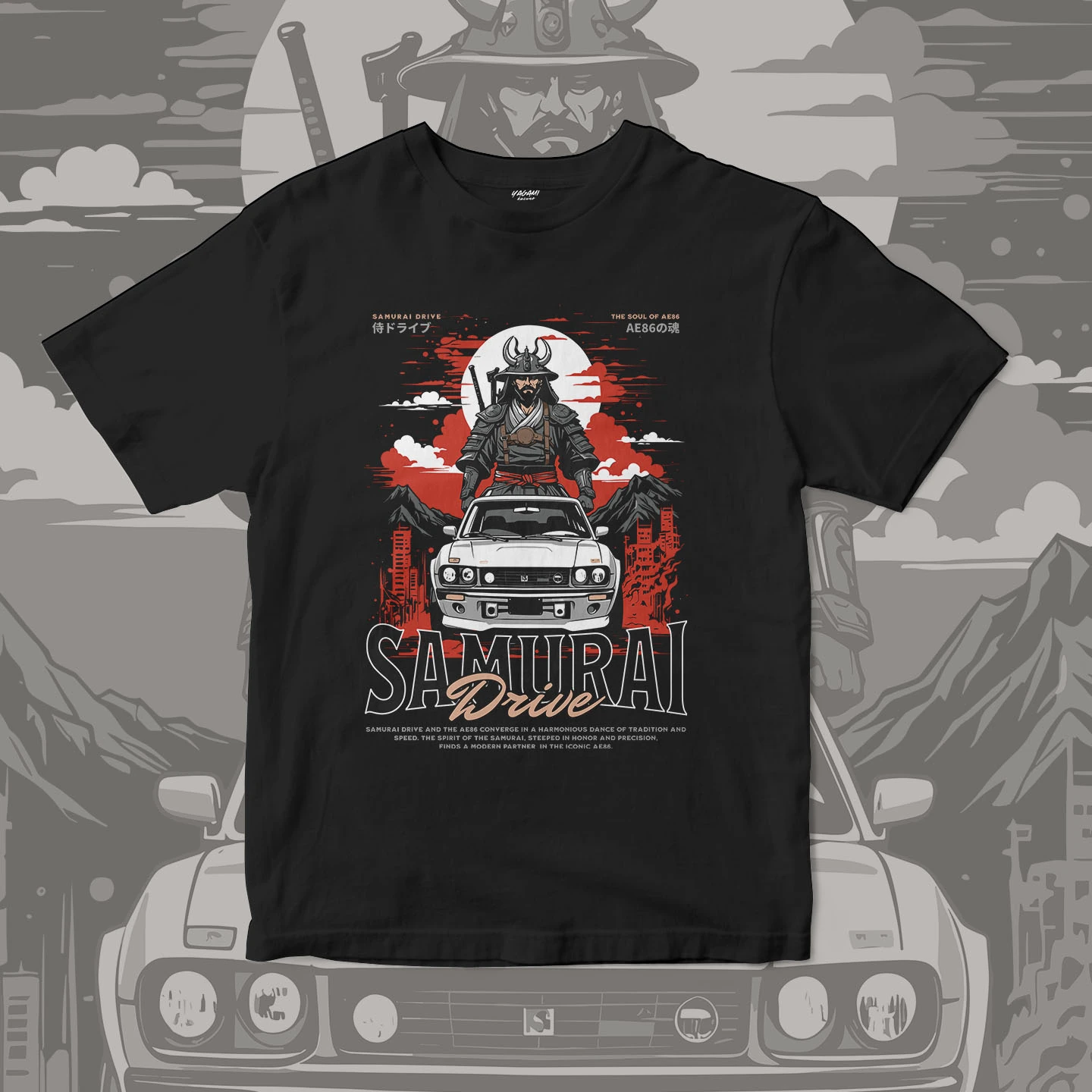 Samurai Street Drive | Unisex Jersey Short Sleeve Tee - Image 3
