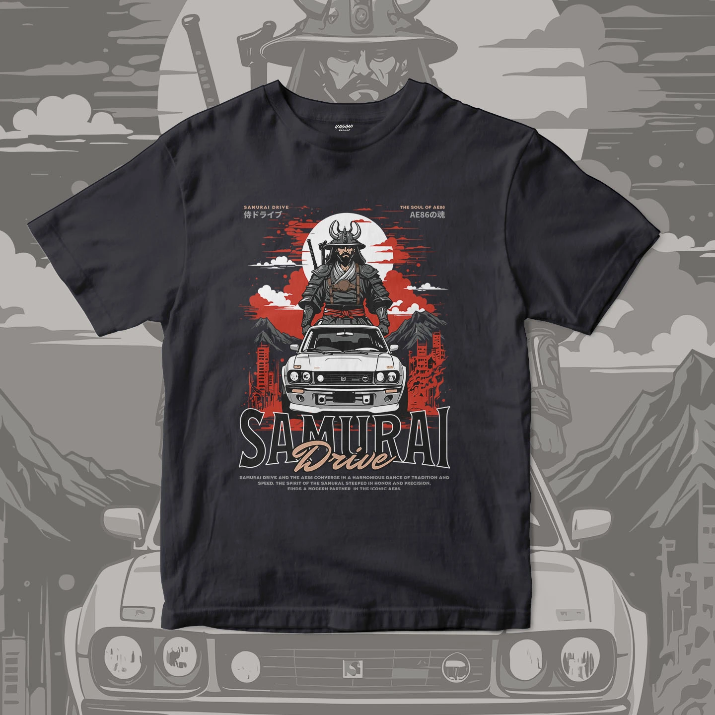 Samurai Street Drive | Unisex Jersey Short Sleeve Tee - Image 10