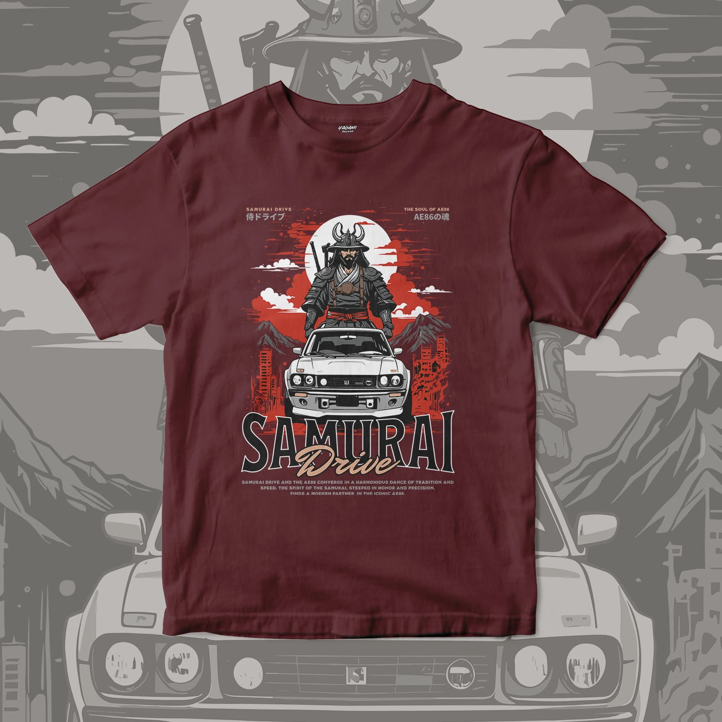 Samurai Street Drive | Unisex Jersey Short Sleeve Tee - Image 8