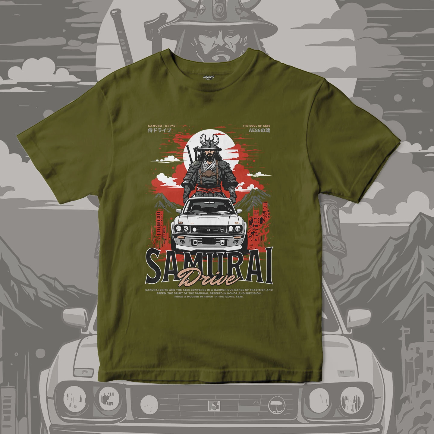 Samurai Street Drive | Unisex Jersey Short Sleeve Tee - Image 6