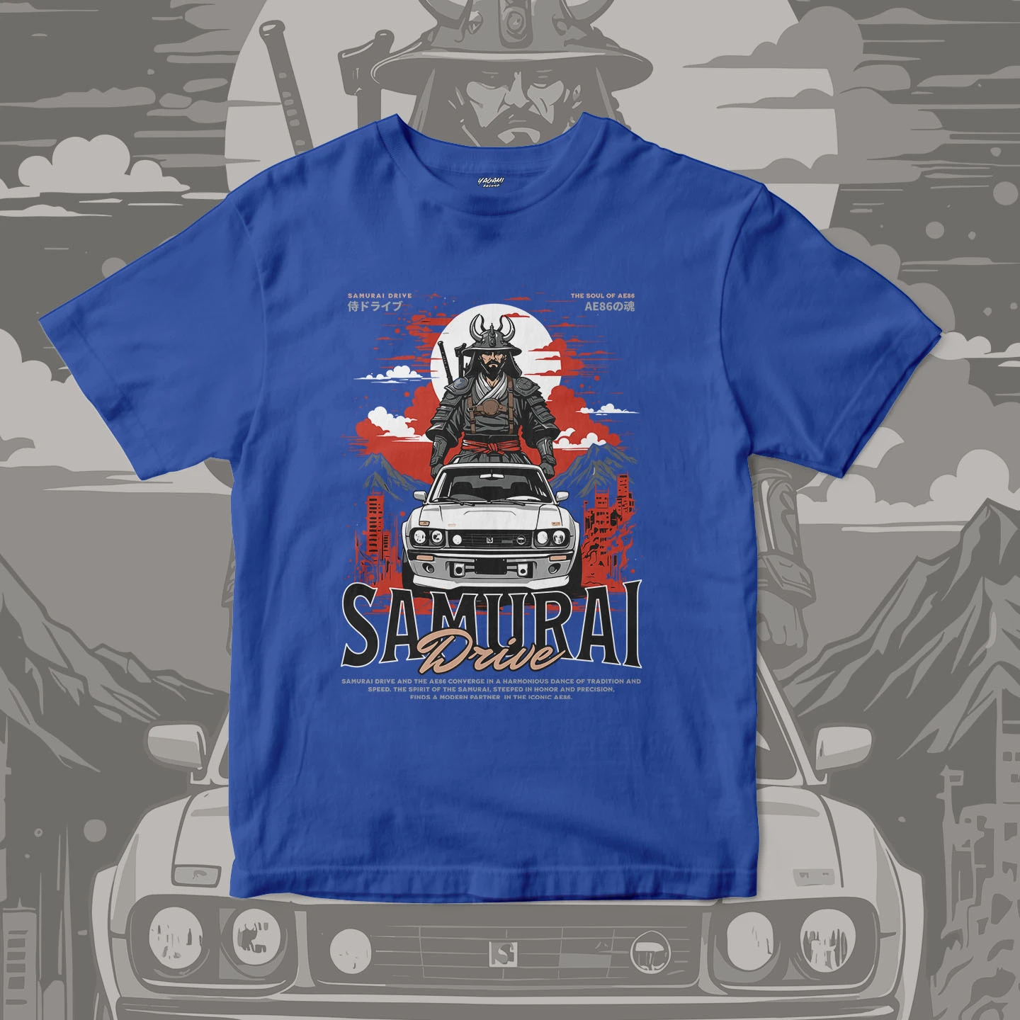 Samurai Street Drive | Unisex Jersey Short Sleeve Tee - Image 4
