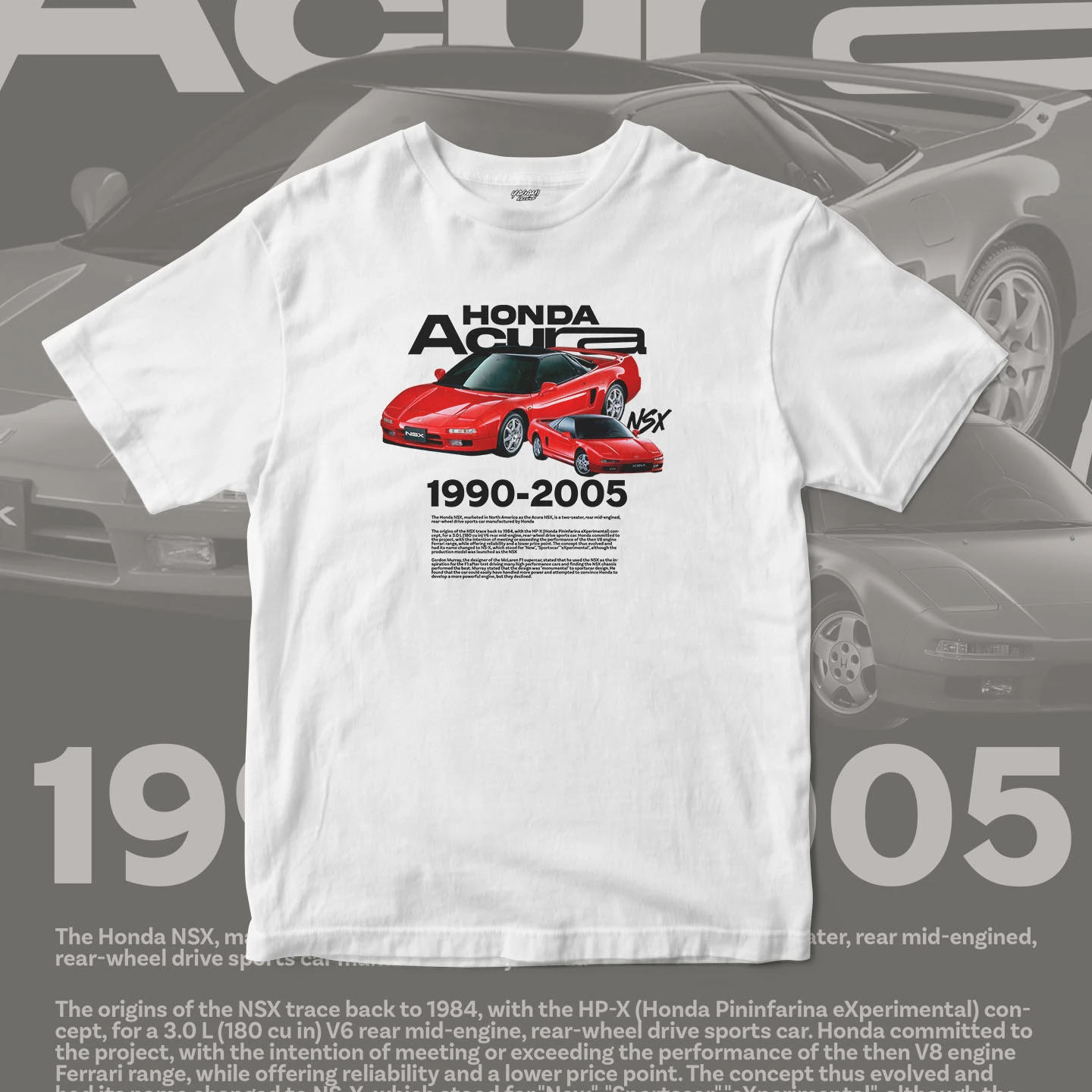 Nineties Midengine Icon | Unisex Jersey Short Sleeve Tee - Image 5