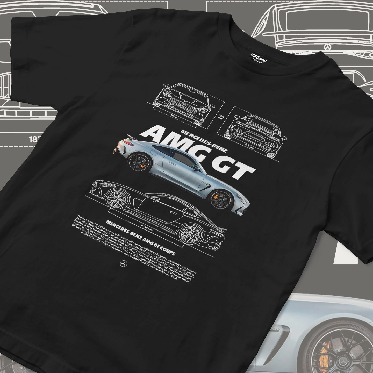 Grand Touring Blueprint | Unisex Jersey Short Sleeve Tee