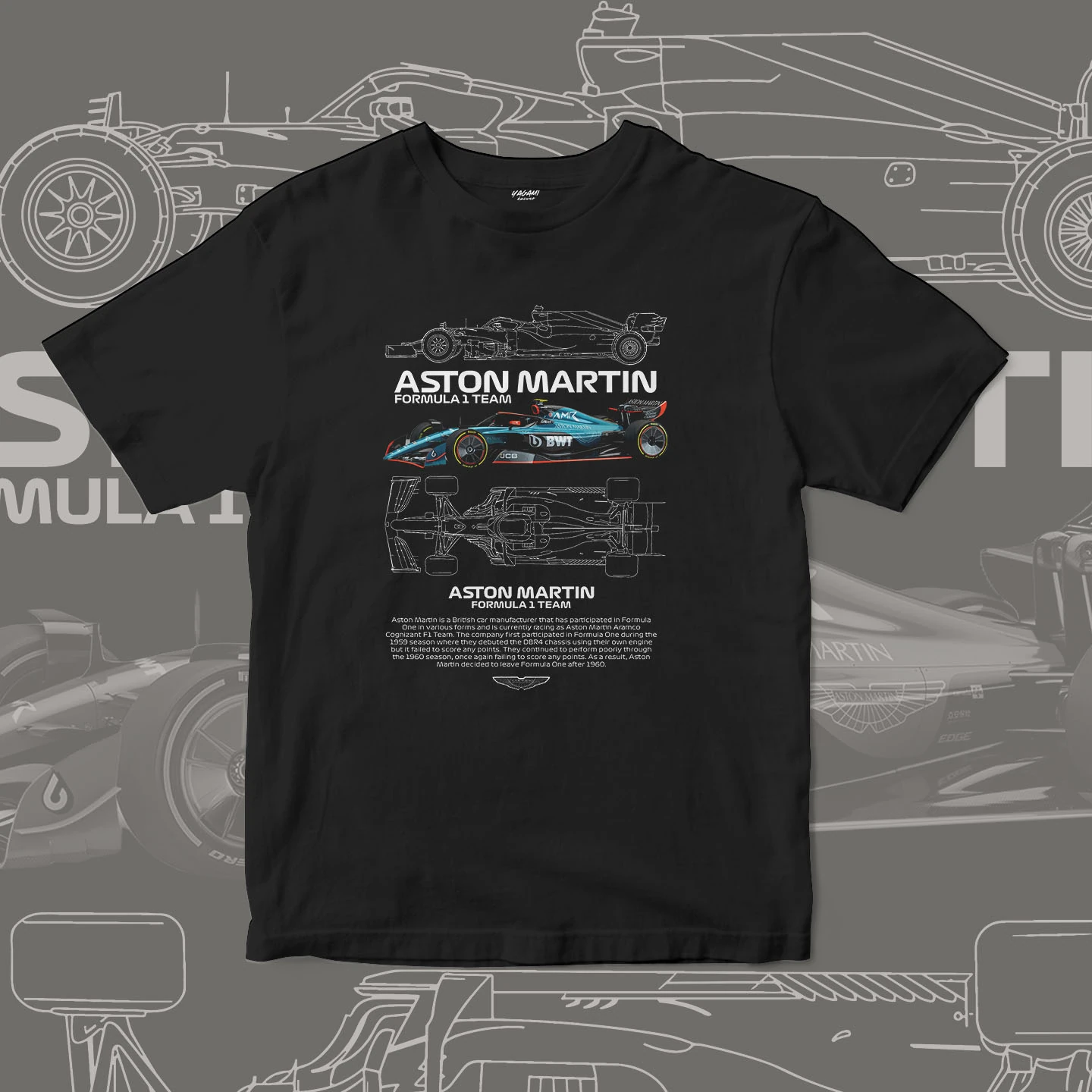 Open Wheel Racing Blueprint | Unisex Jersey Short Sleeve Tee - Image 3